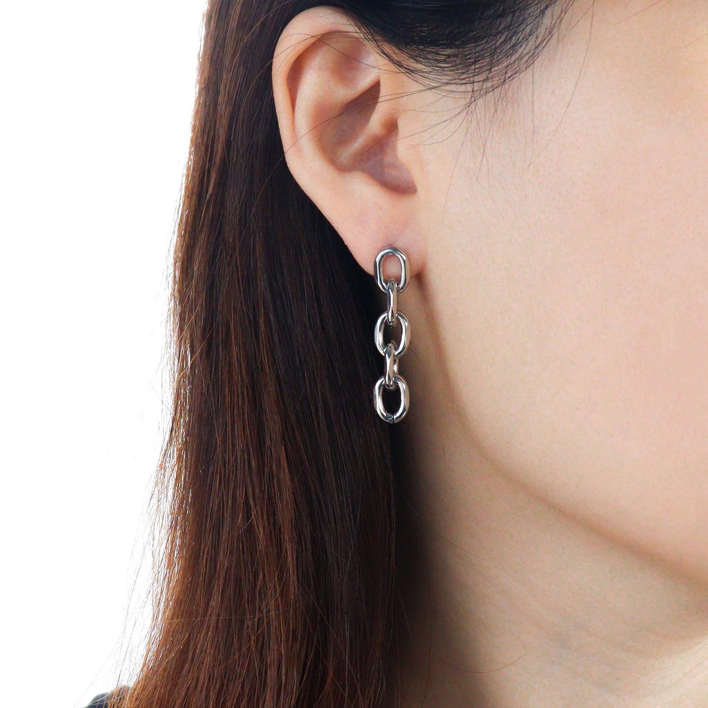 Silver Chain Earrings