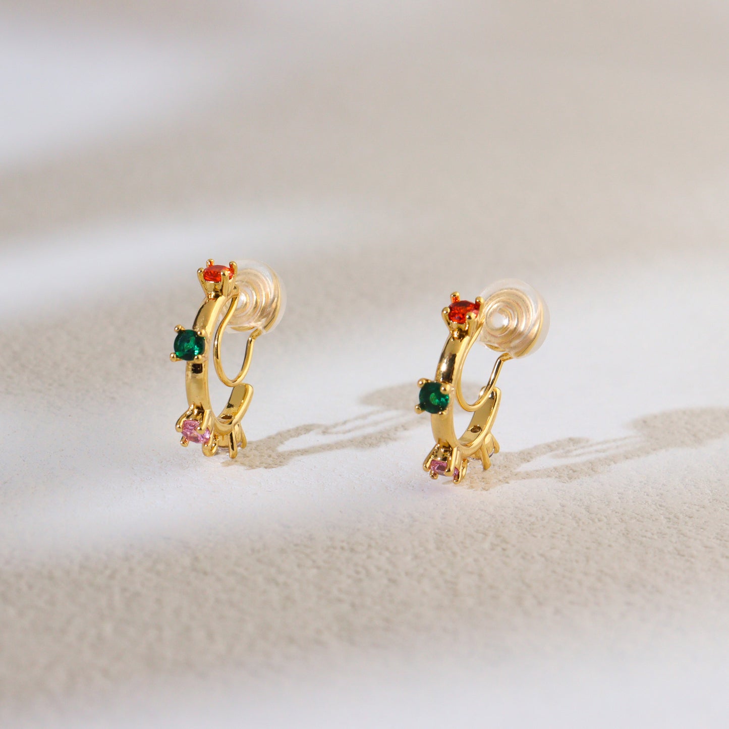 Multi Symphony Clip On Earrings