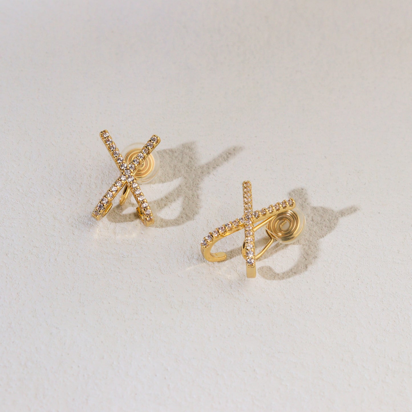 Petite Flash Clip On Earrings