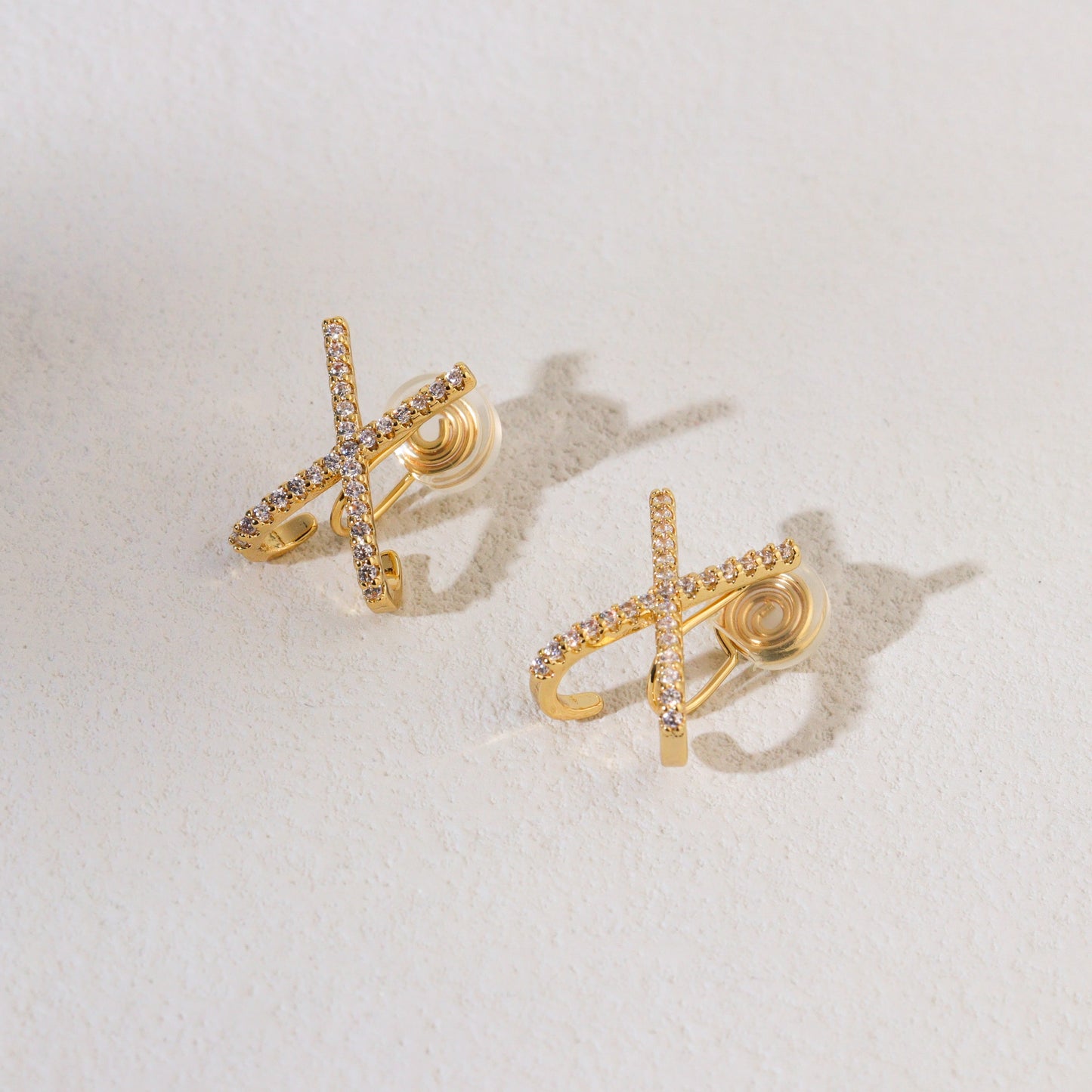Petite Flash Clip On Earrings