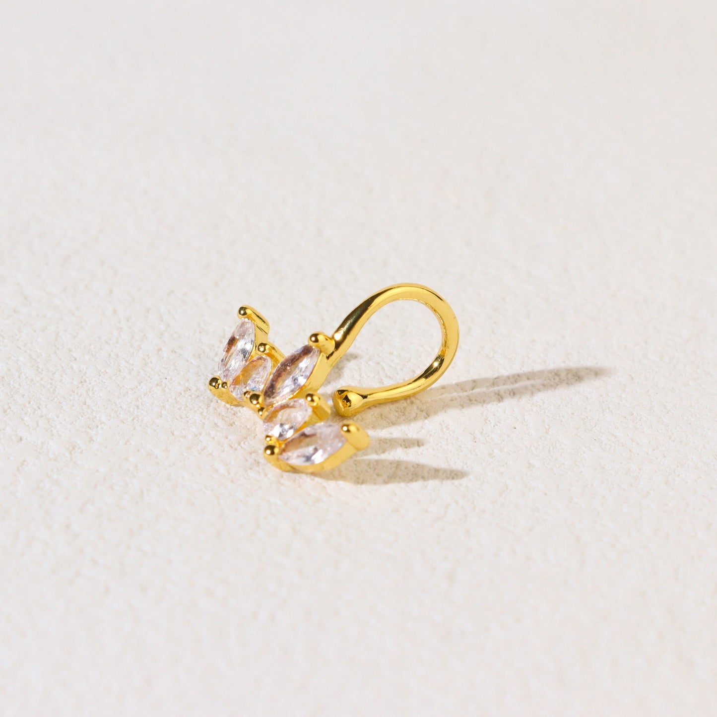 Crystal Crown Ear Cuff