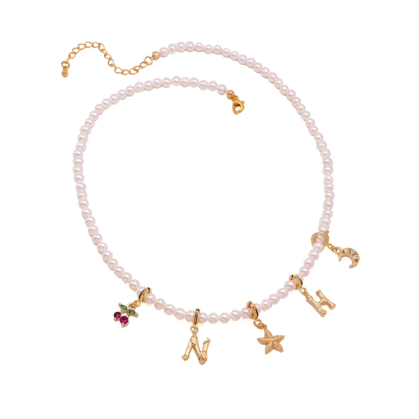 Build Your Own Charm Pearl Necklace