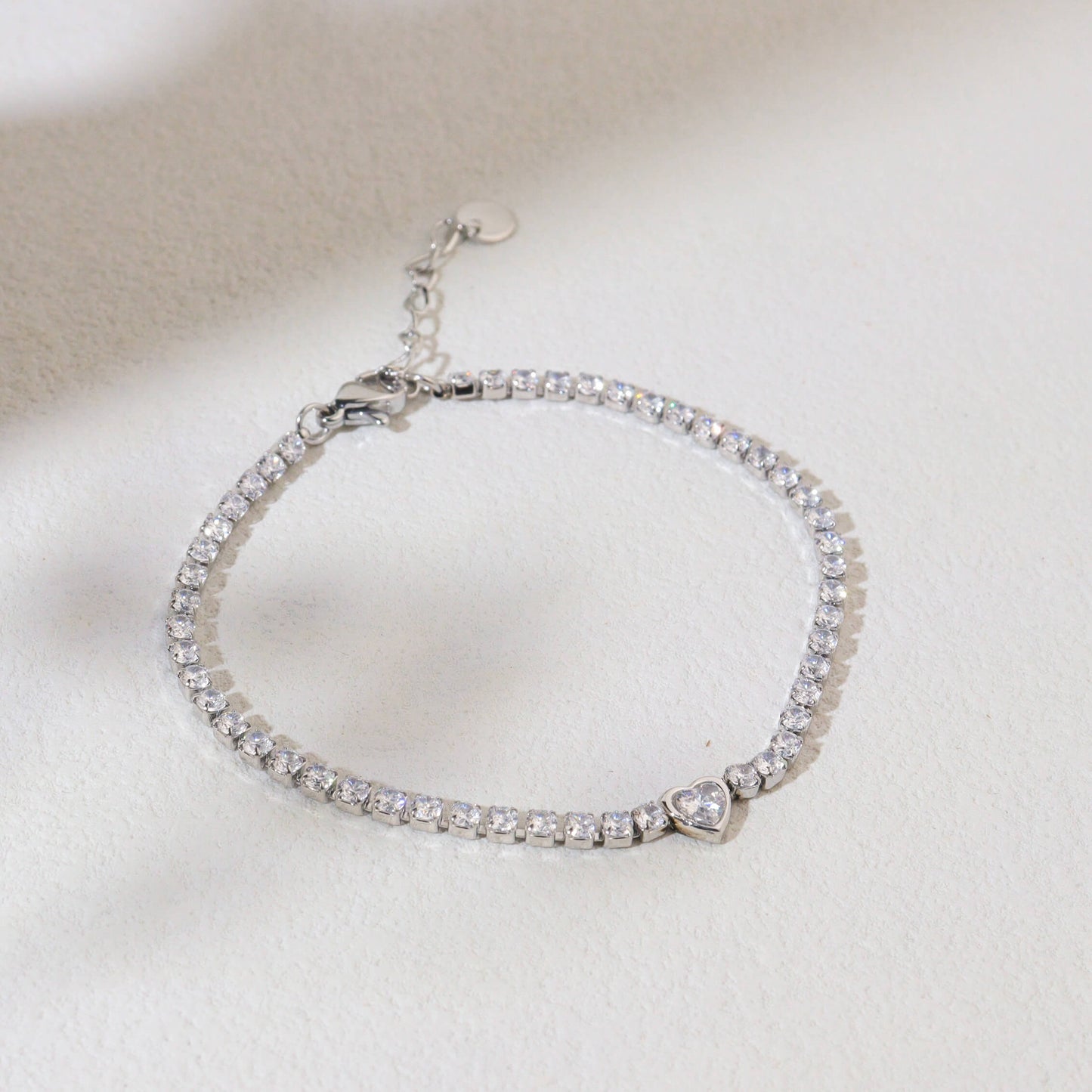 Tennis Love Silver Bracelet