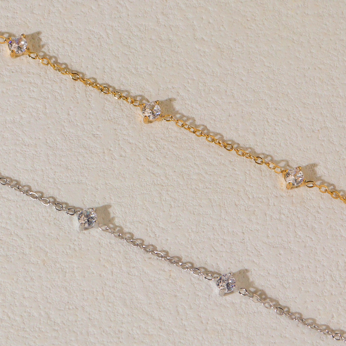Glimmering Silver Bracelet