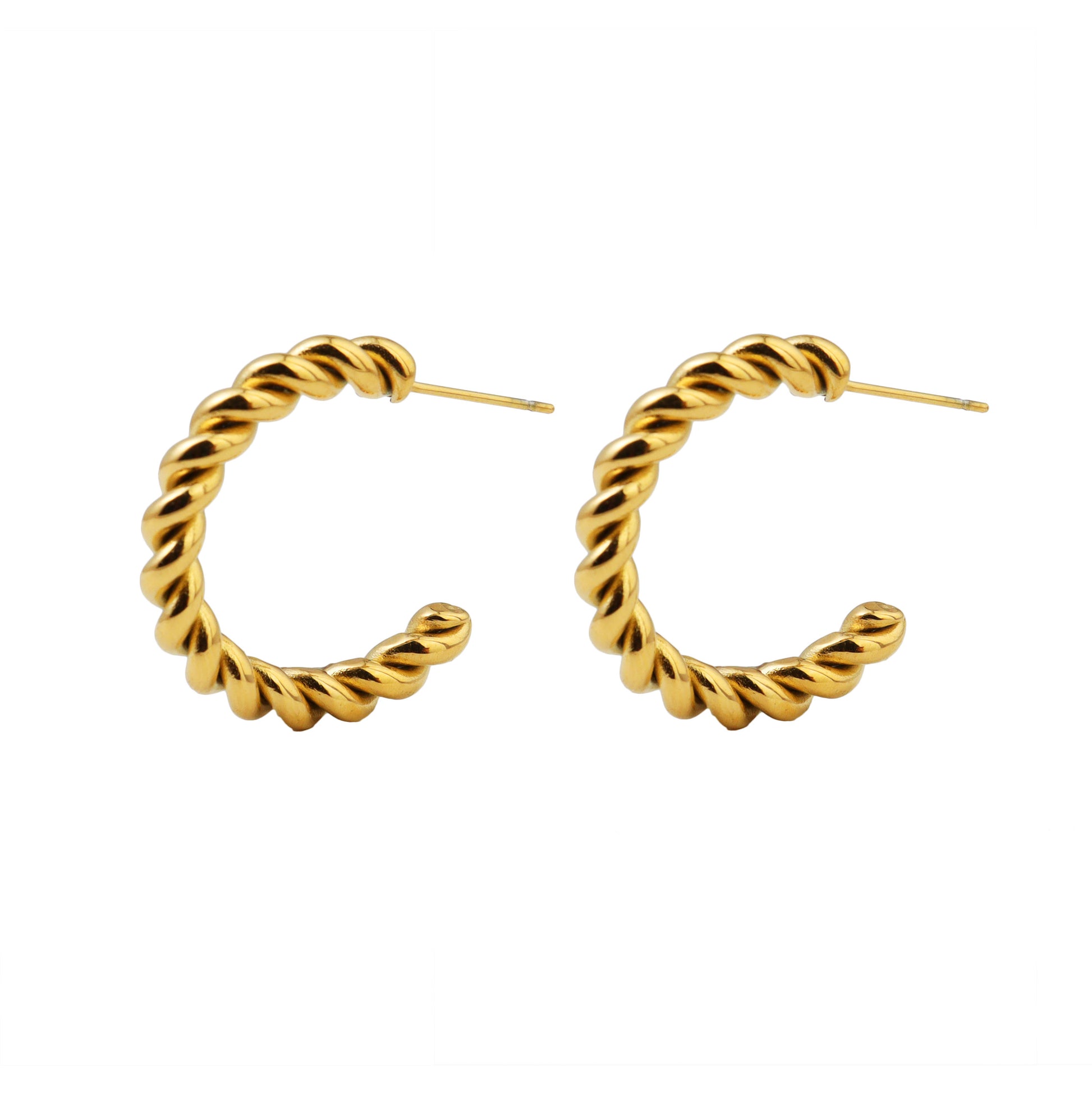 Medium Twist Rope Earrings