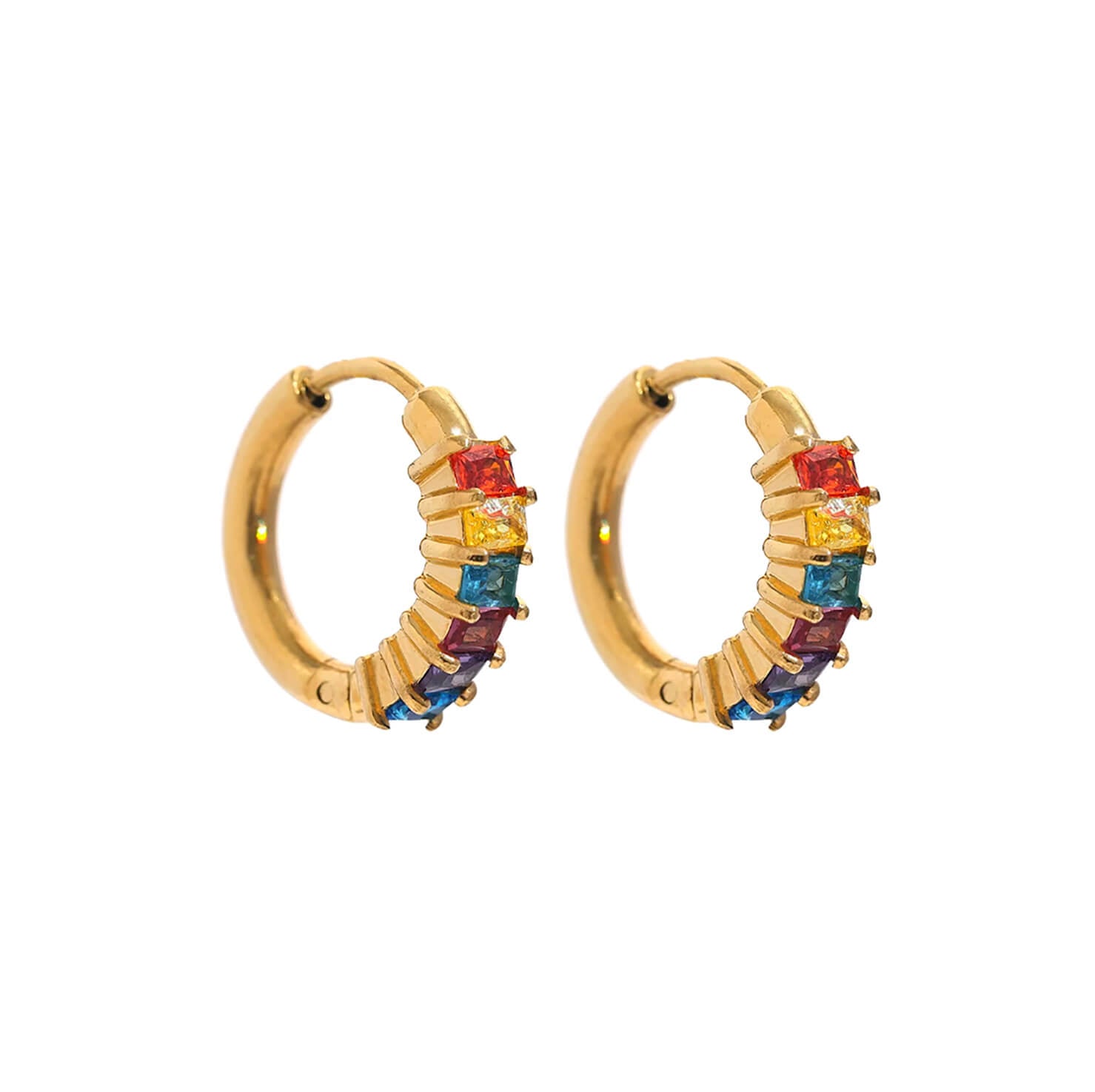 Multicolor Gold Huggies
