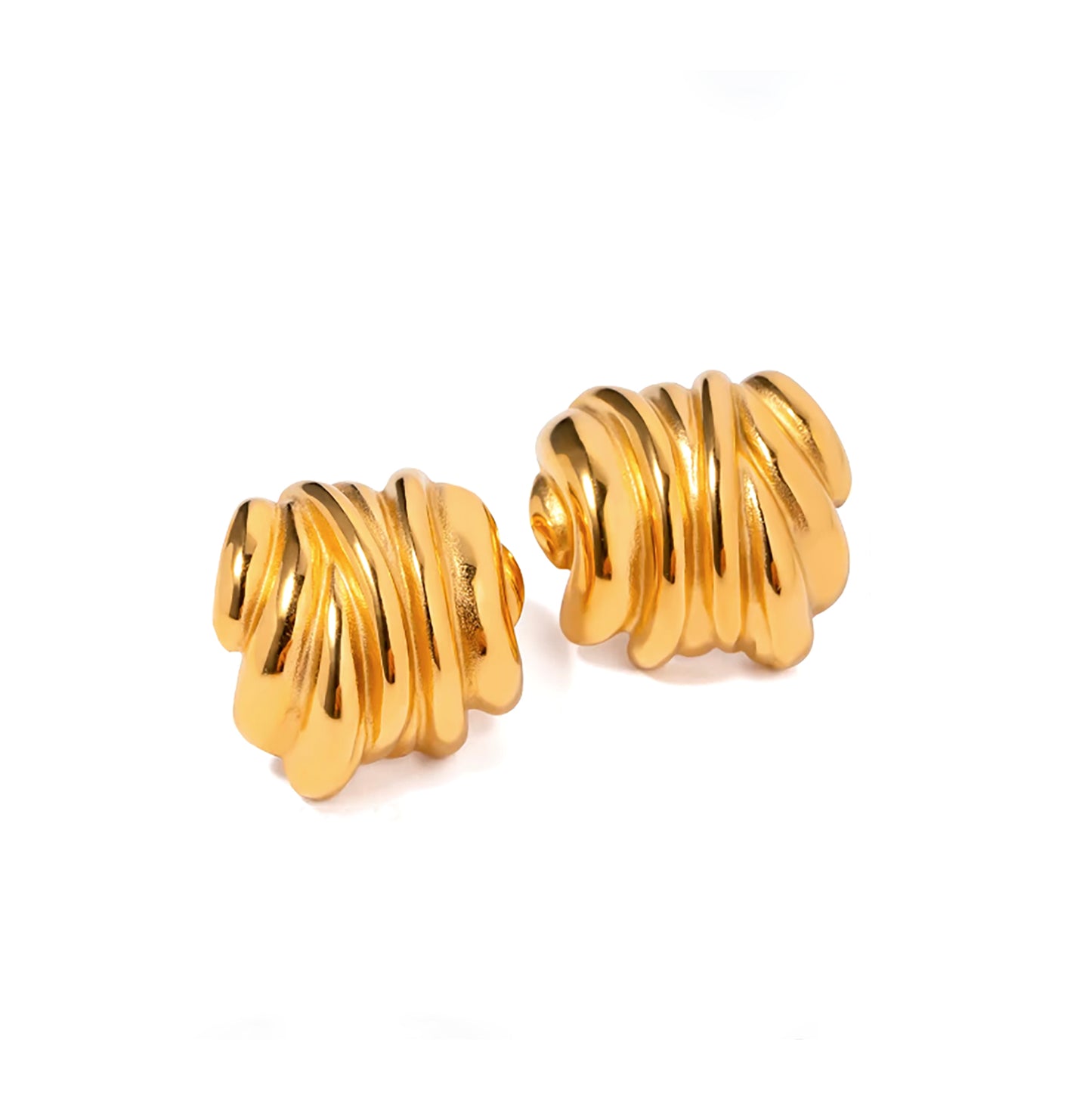 Shell Oversize Stud Earrings