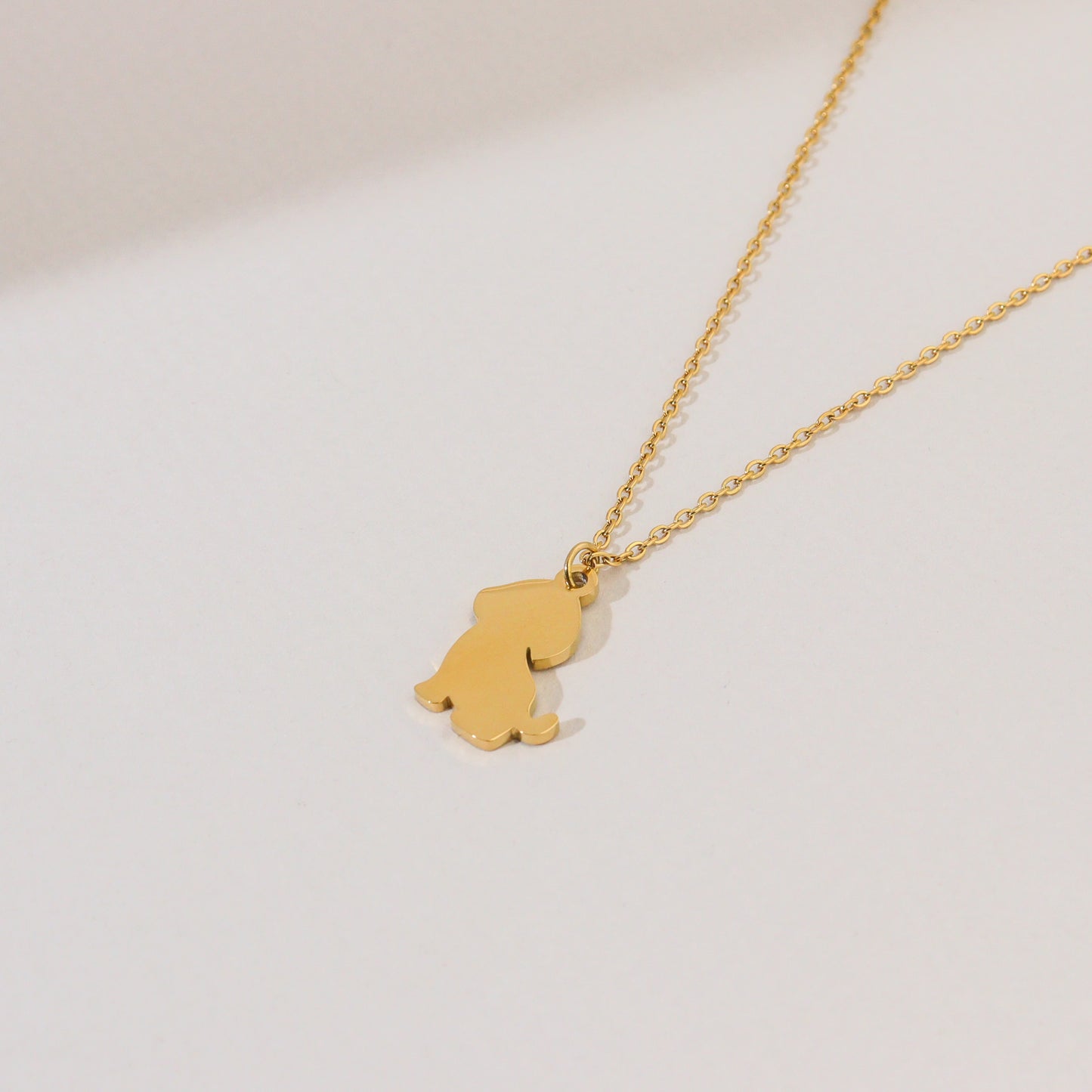 Hi Puppy Gold Necklace