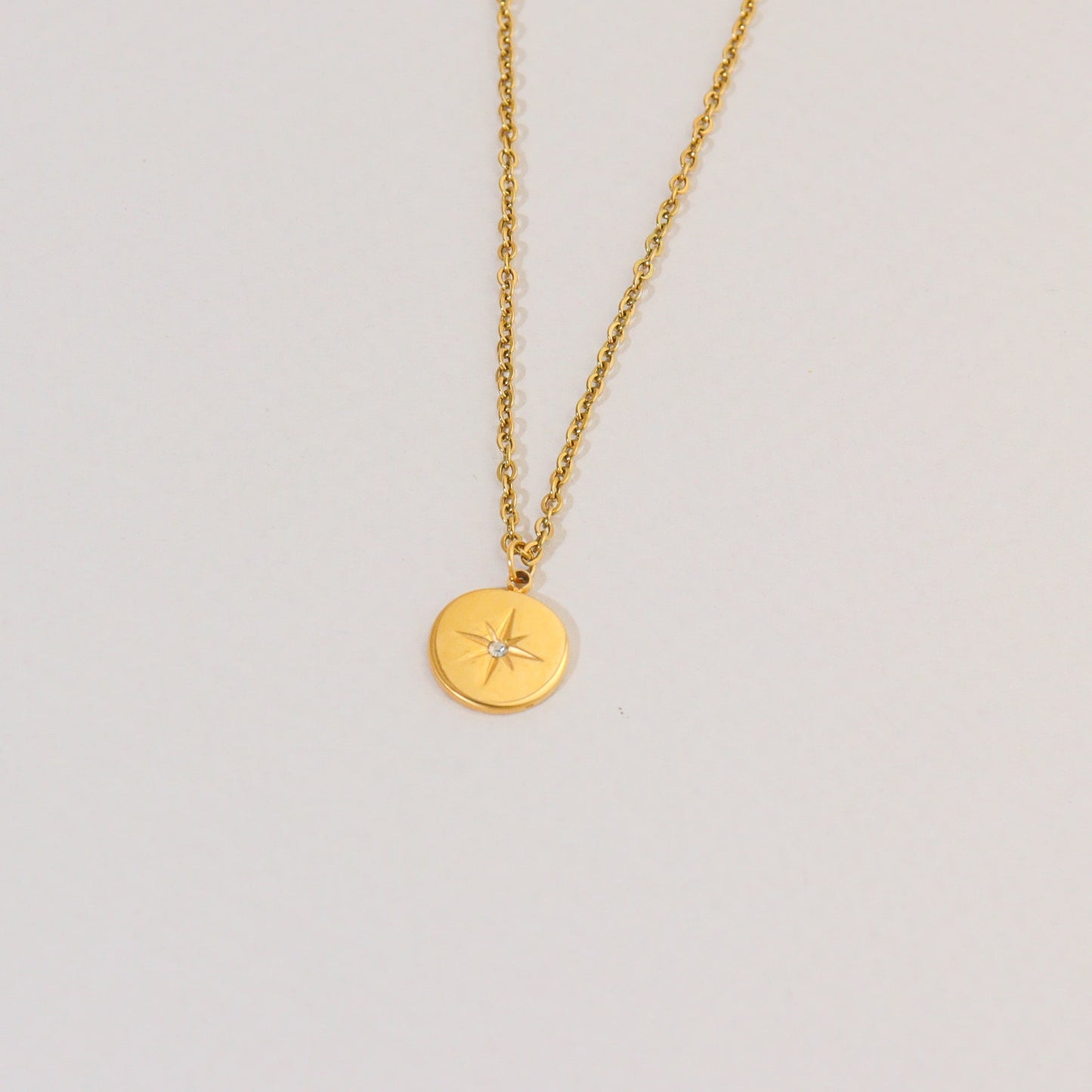 Stellar Starburst Gold Necklace