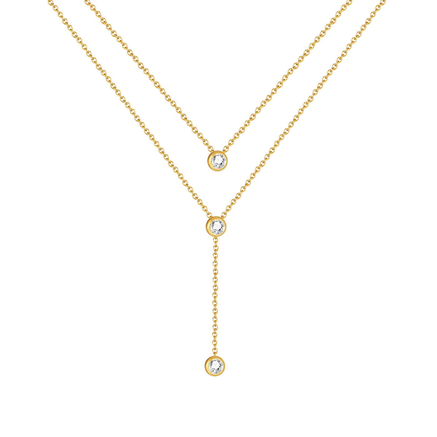 Aphrodite Envy Layered Gold Necklace