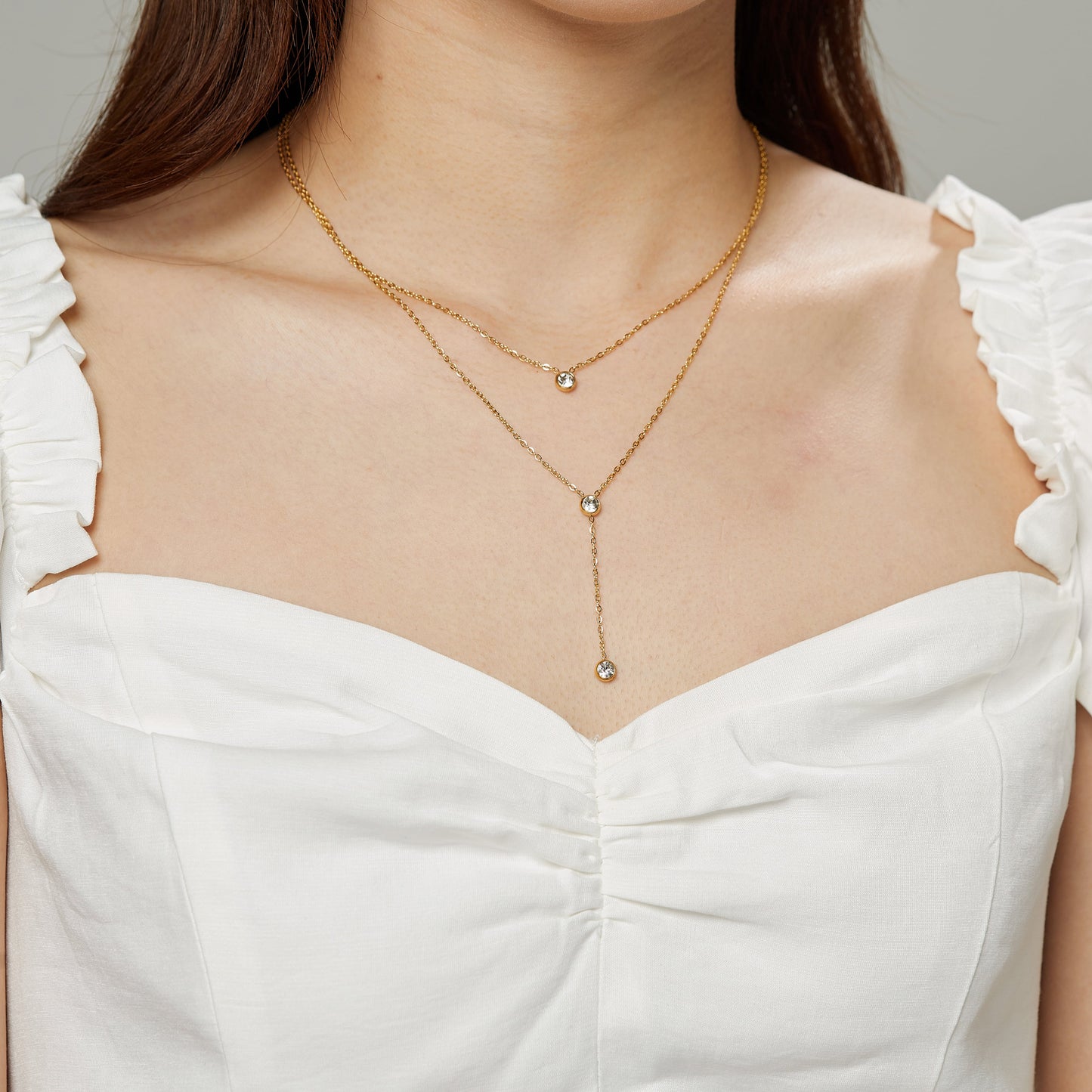 Aphrodite Envy Layered Gold Necklace