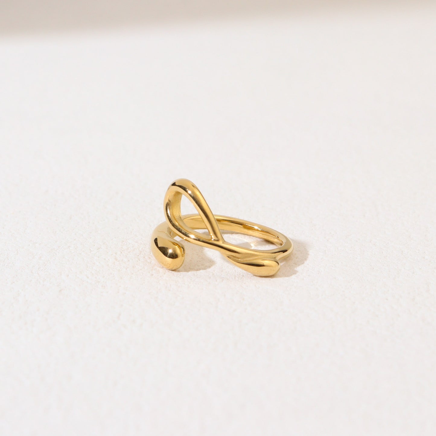French Curve Gold Ring
