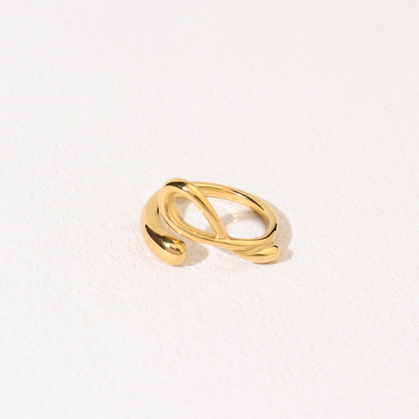 French Curve Gold Ring
