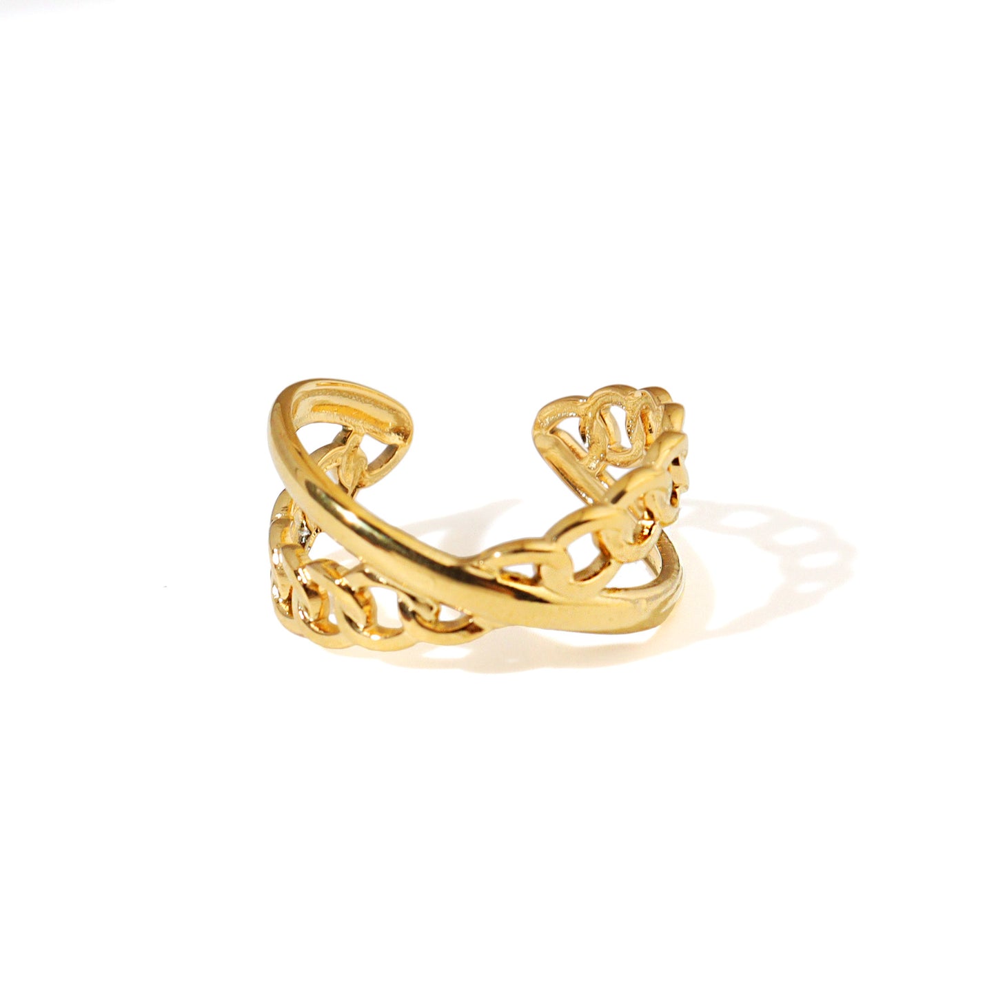 Unchaining Gold Open Ring