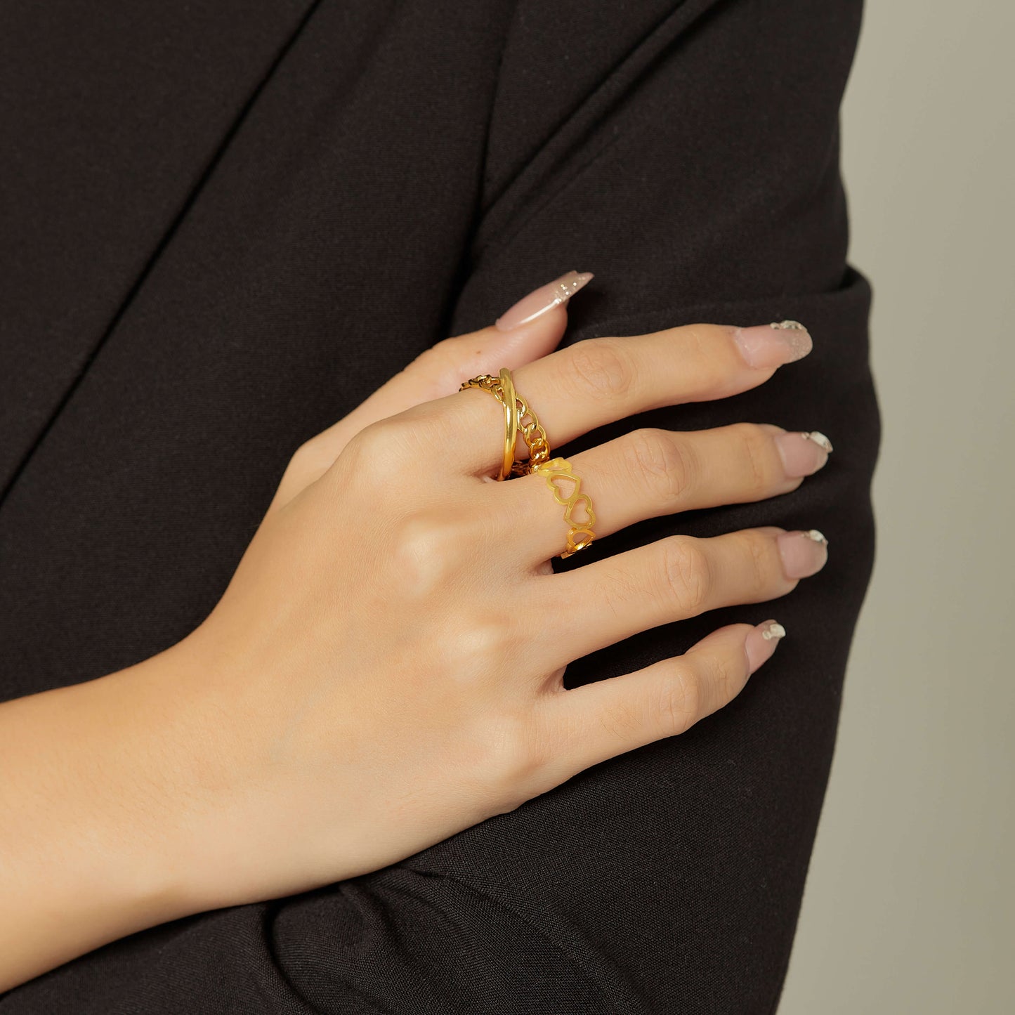 Unchaining Gold Open Ring