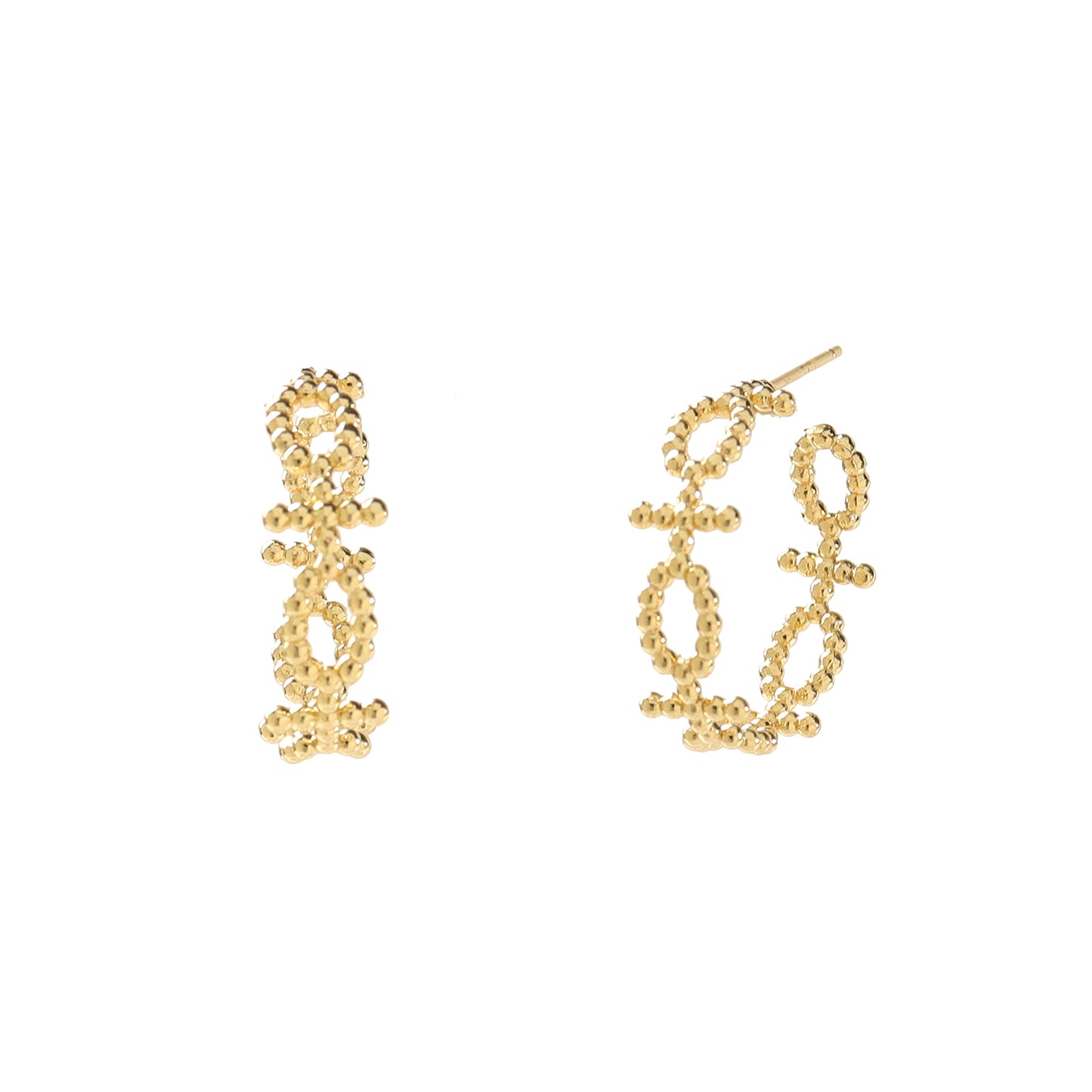Weave C-Hoop Earrings
