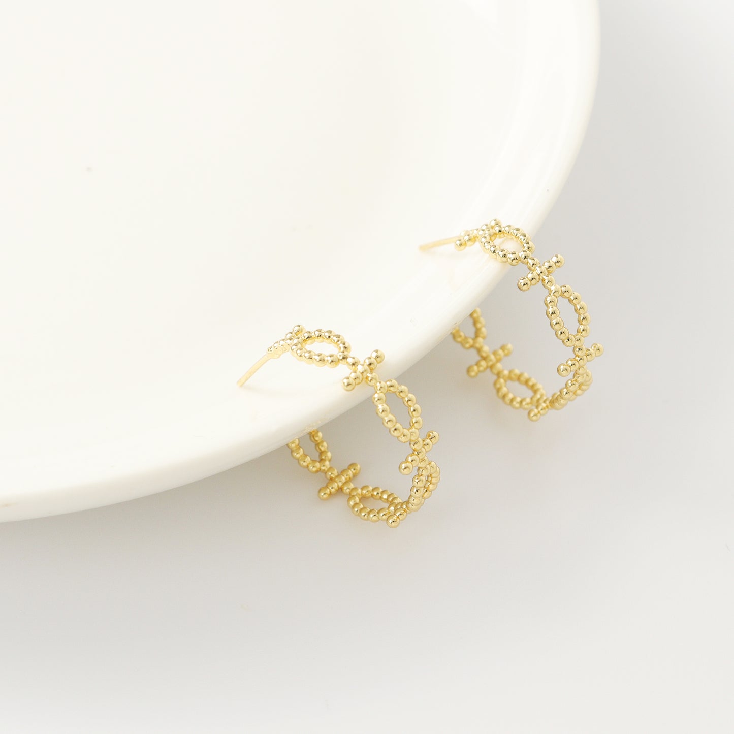 Weave C-Hoop Earrings