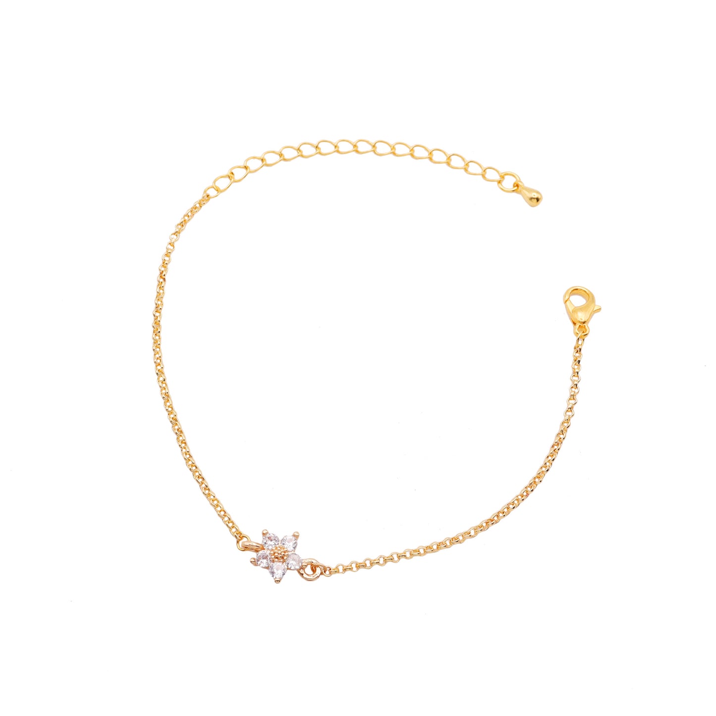 Forget Me Not Gold Bracelet