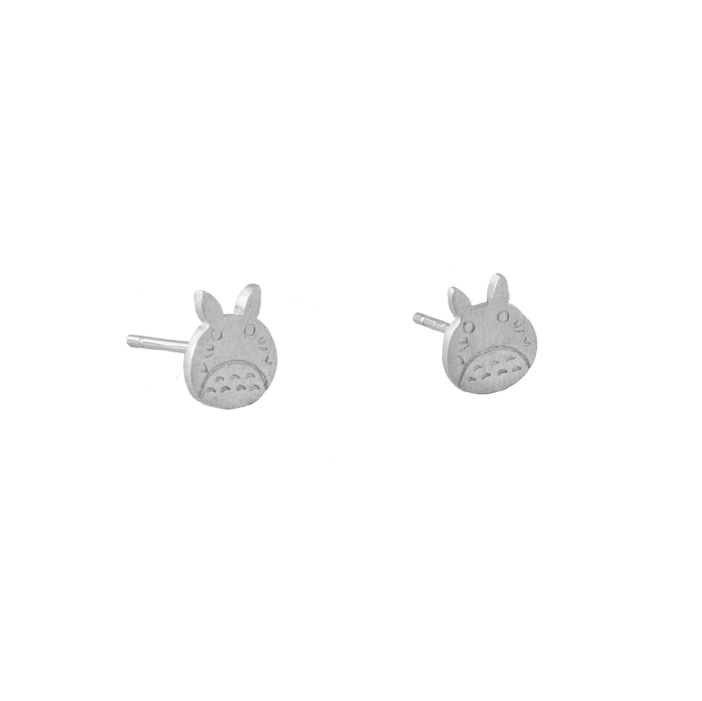 Totoro Silver 925 Earrings