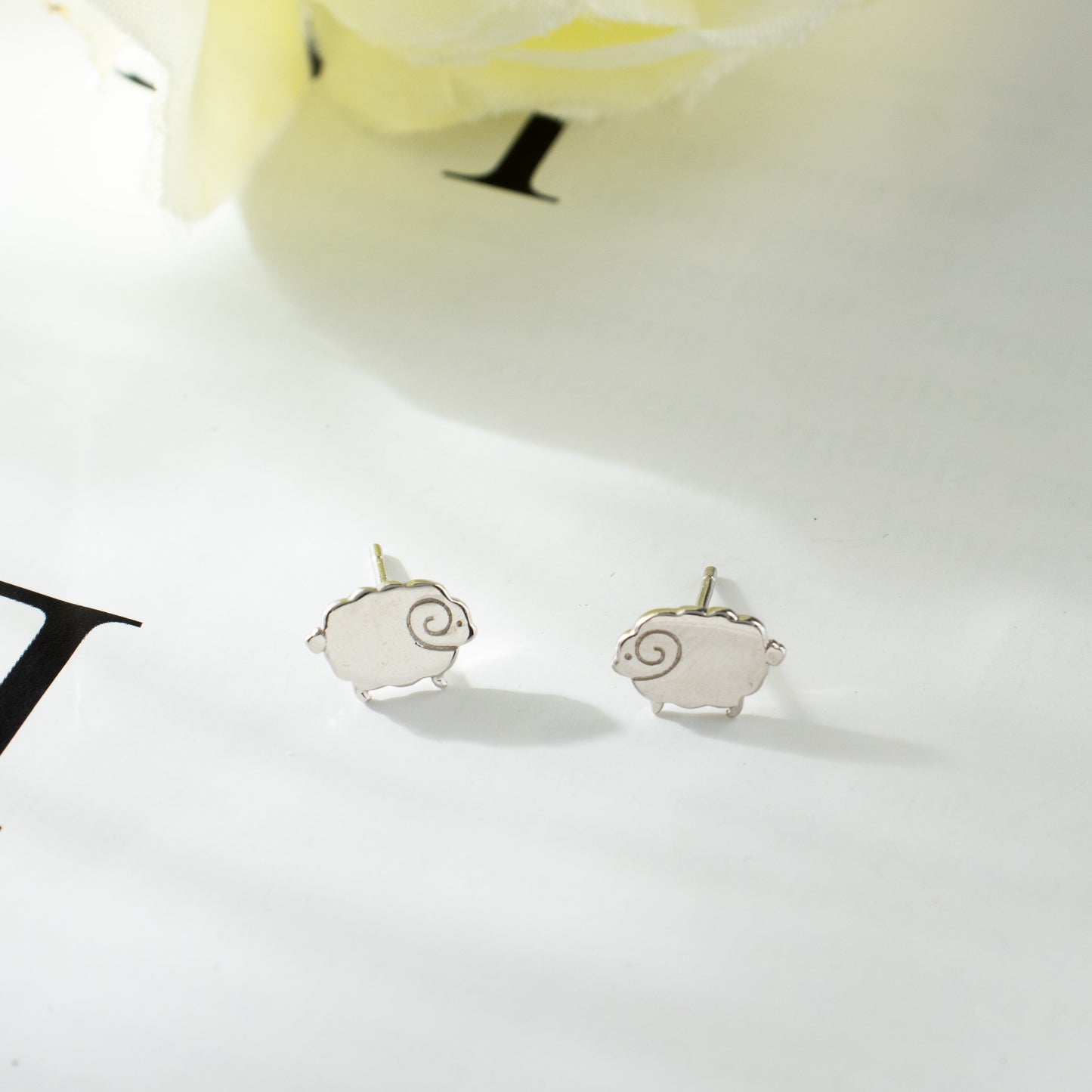 Little Lamb Silver 925 Earrings