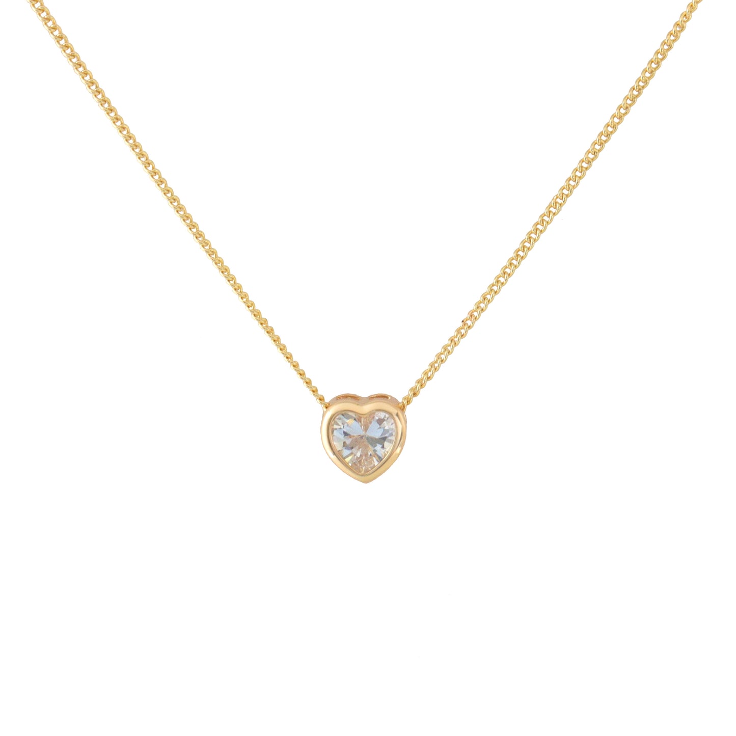Simple Love Gold Necklace