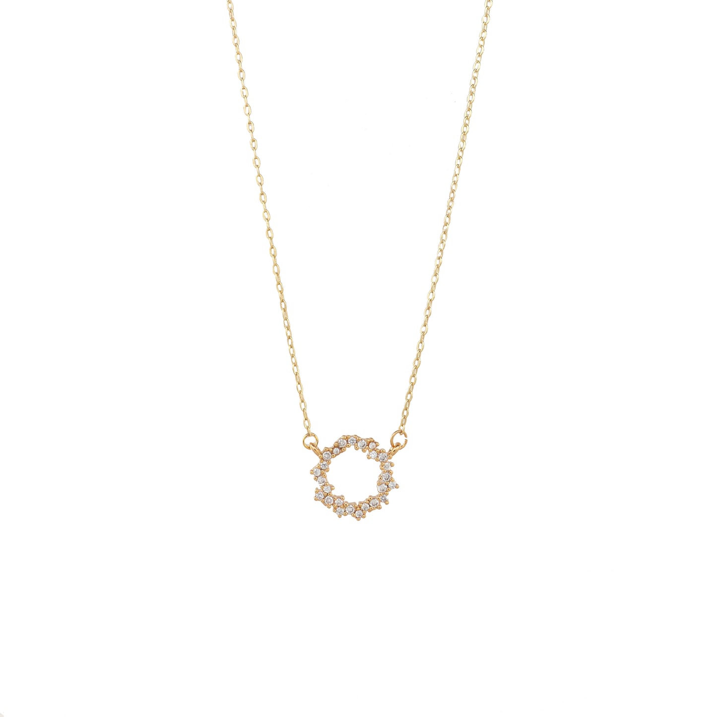 Gold Couronne Necklace
