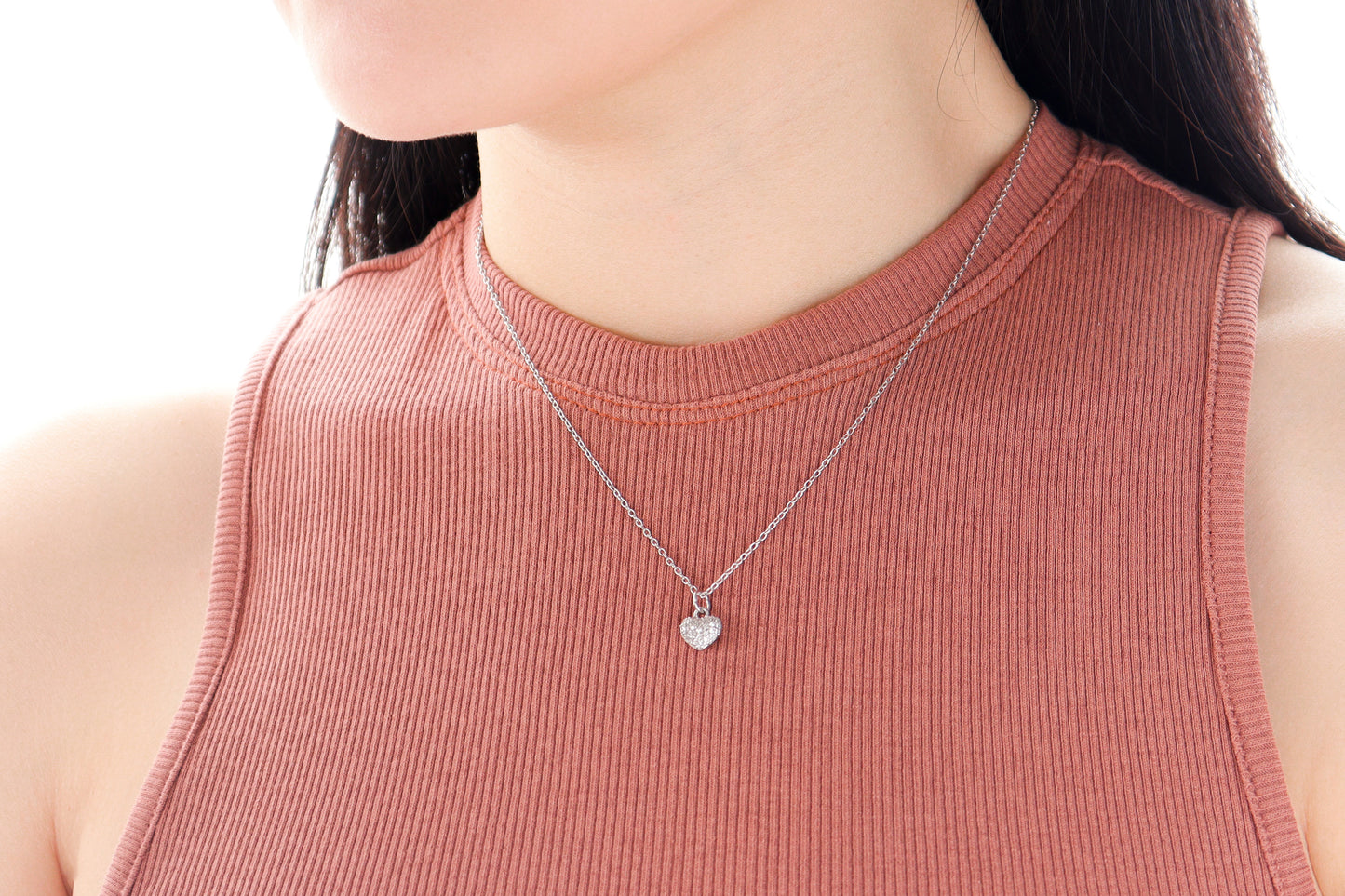 Cherry Love Silver 925 Necklace