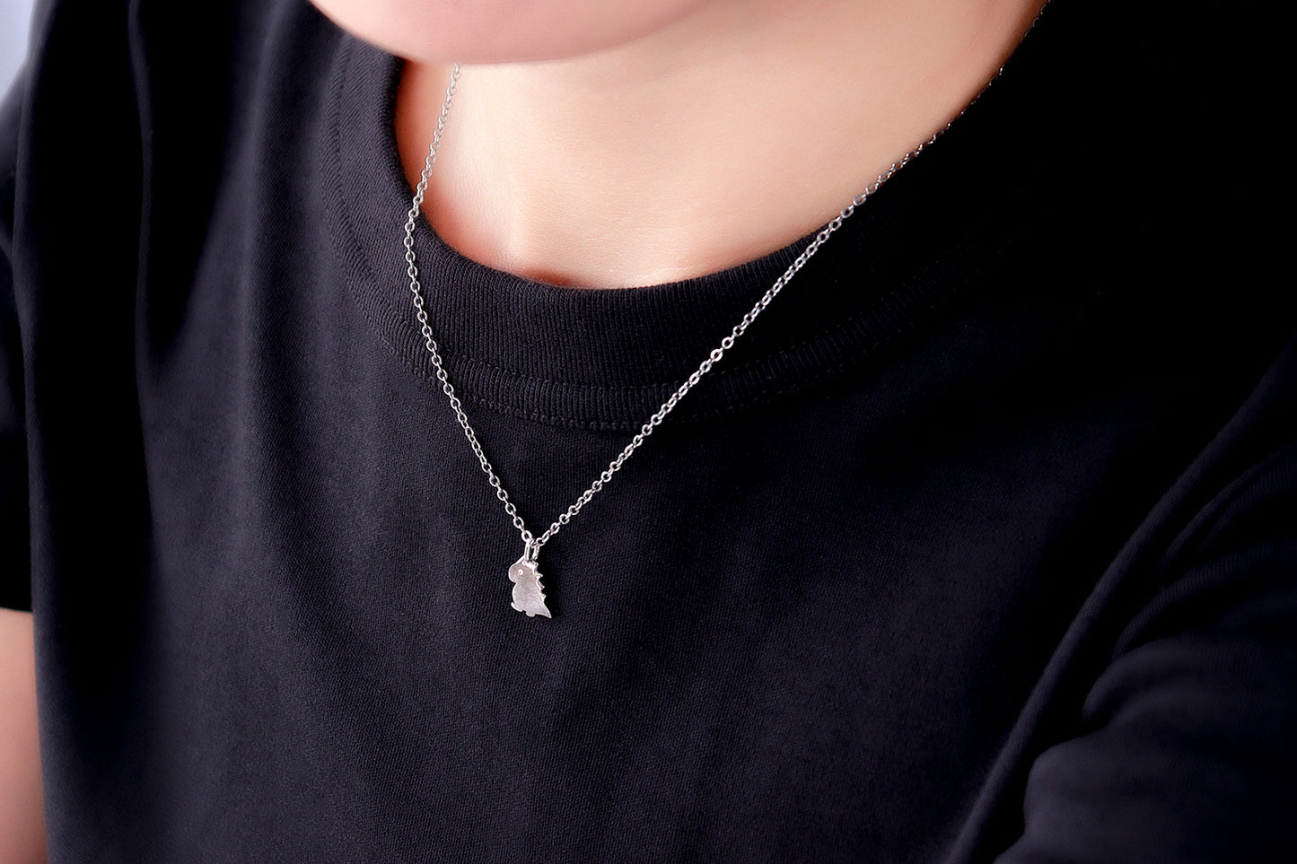 Tiny Dinosaur Silver 925 Necklace/Bracelet