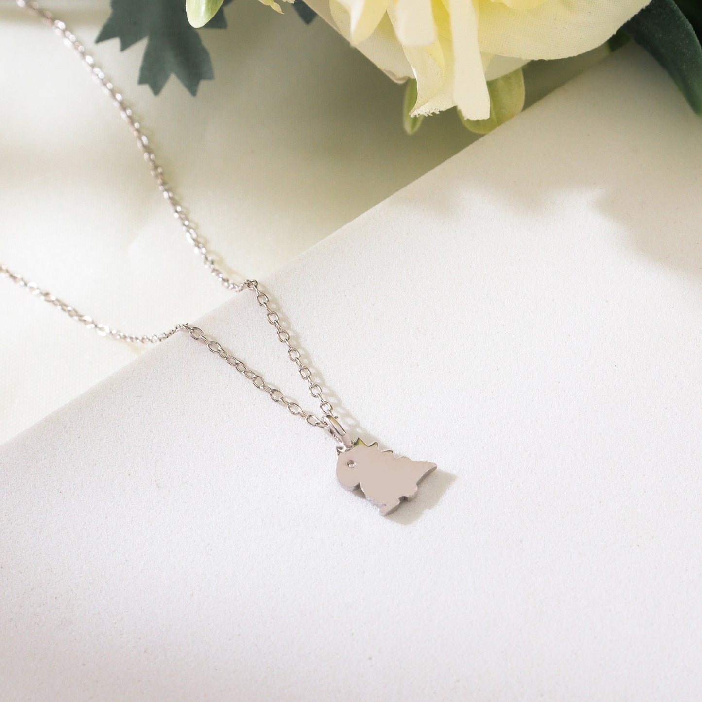 Tiny Dinosaur Silver 925 Necklace/Bracelet