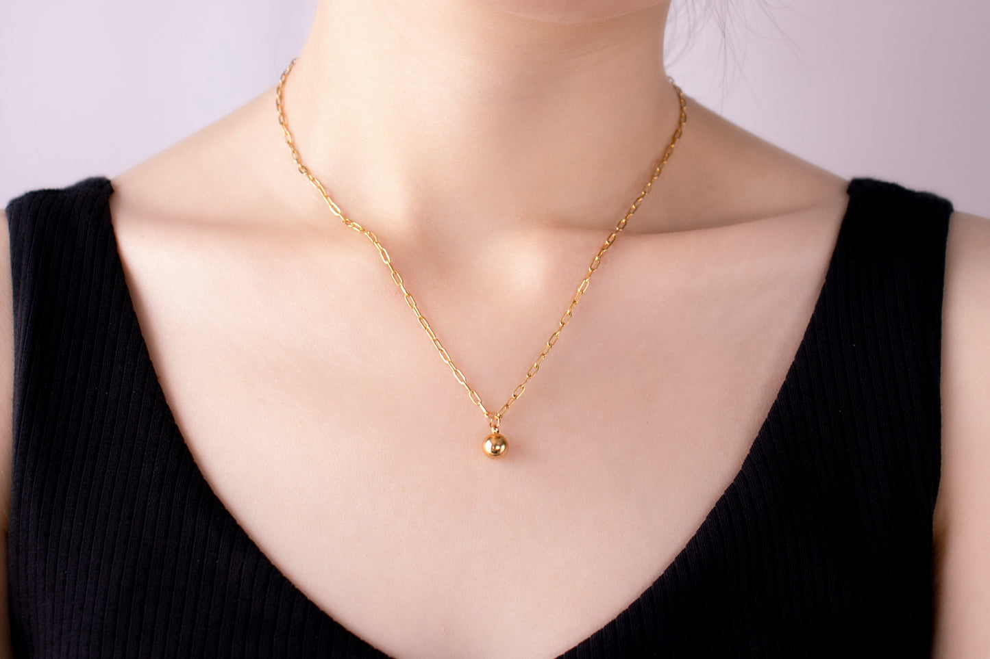 Wrecking Ball Titanium Necklace