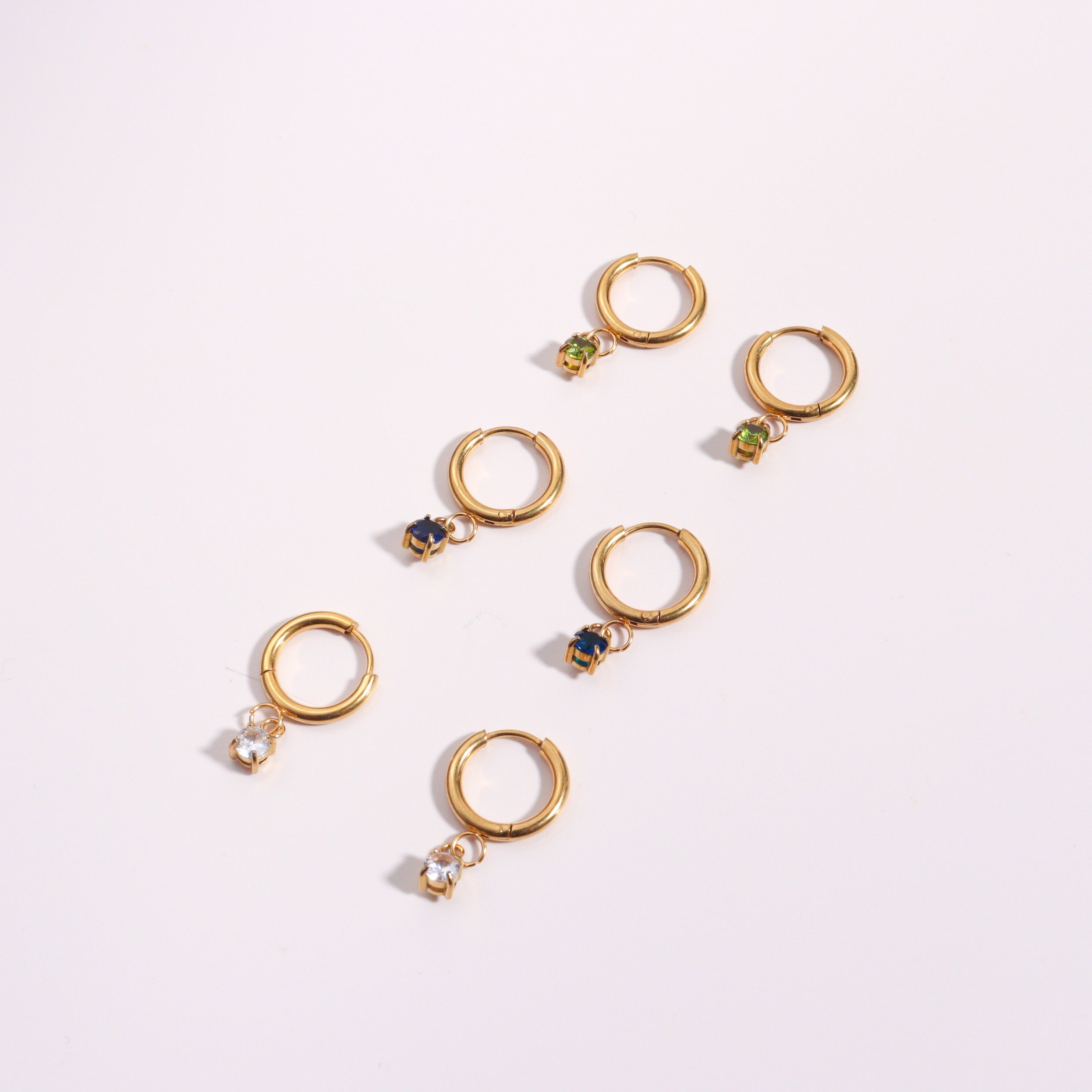 Personalised Birthstone Earrings