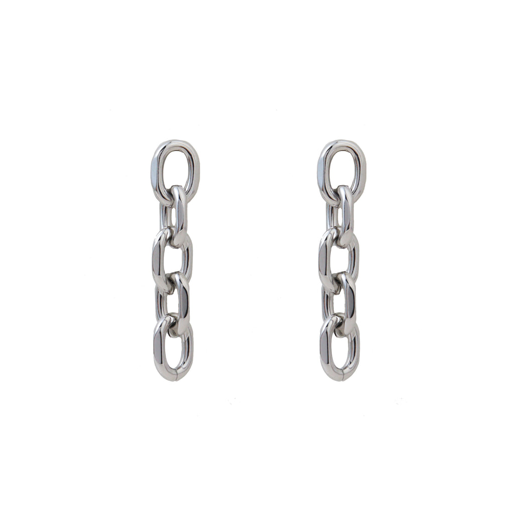 Silver Chain Earrings