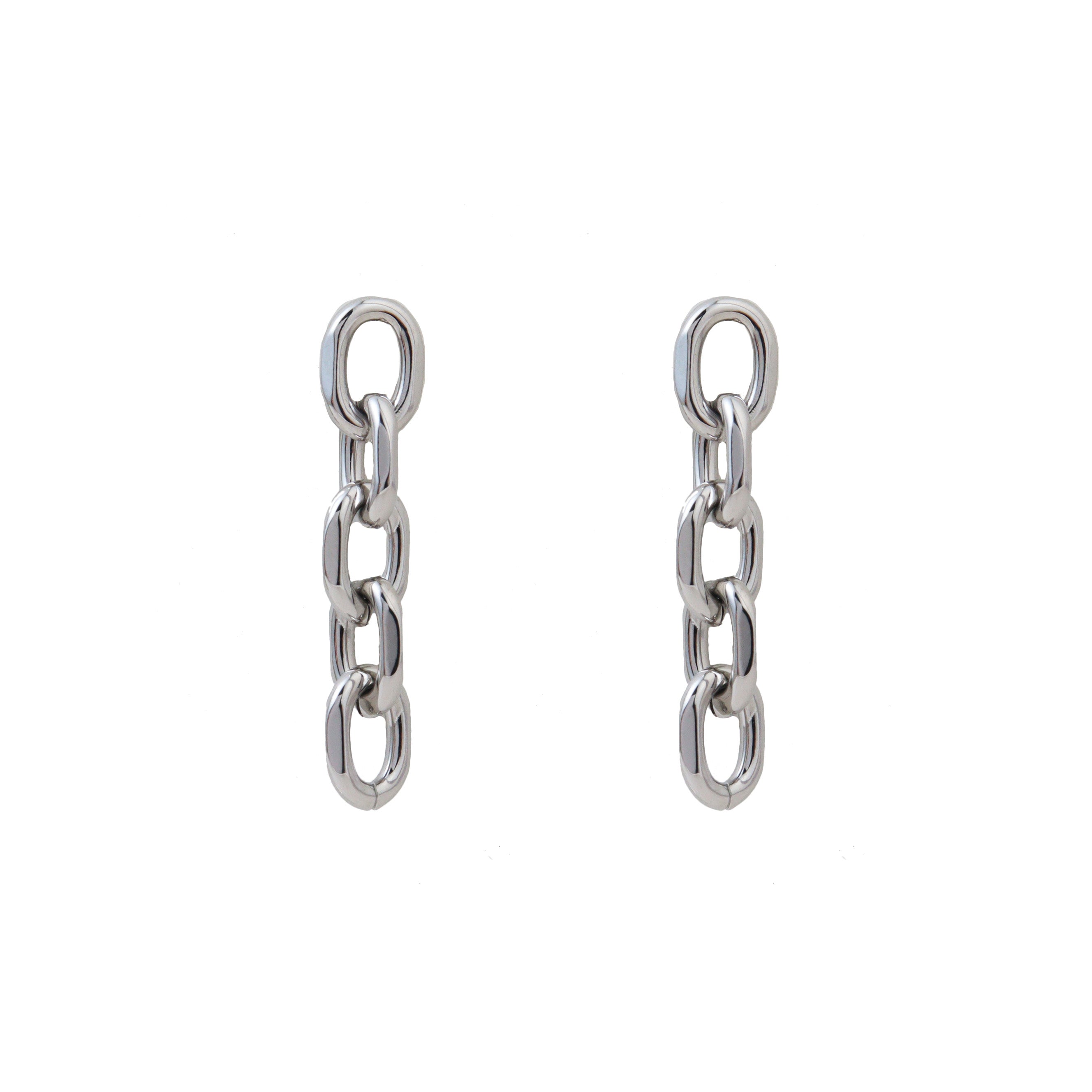 Silver Chain Earrings