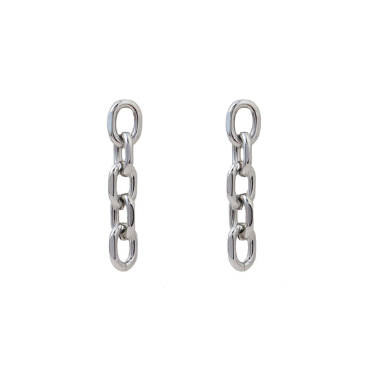 Silver Chain Earrings