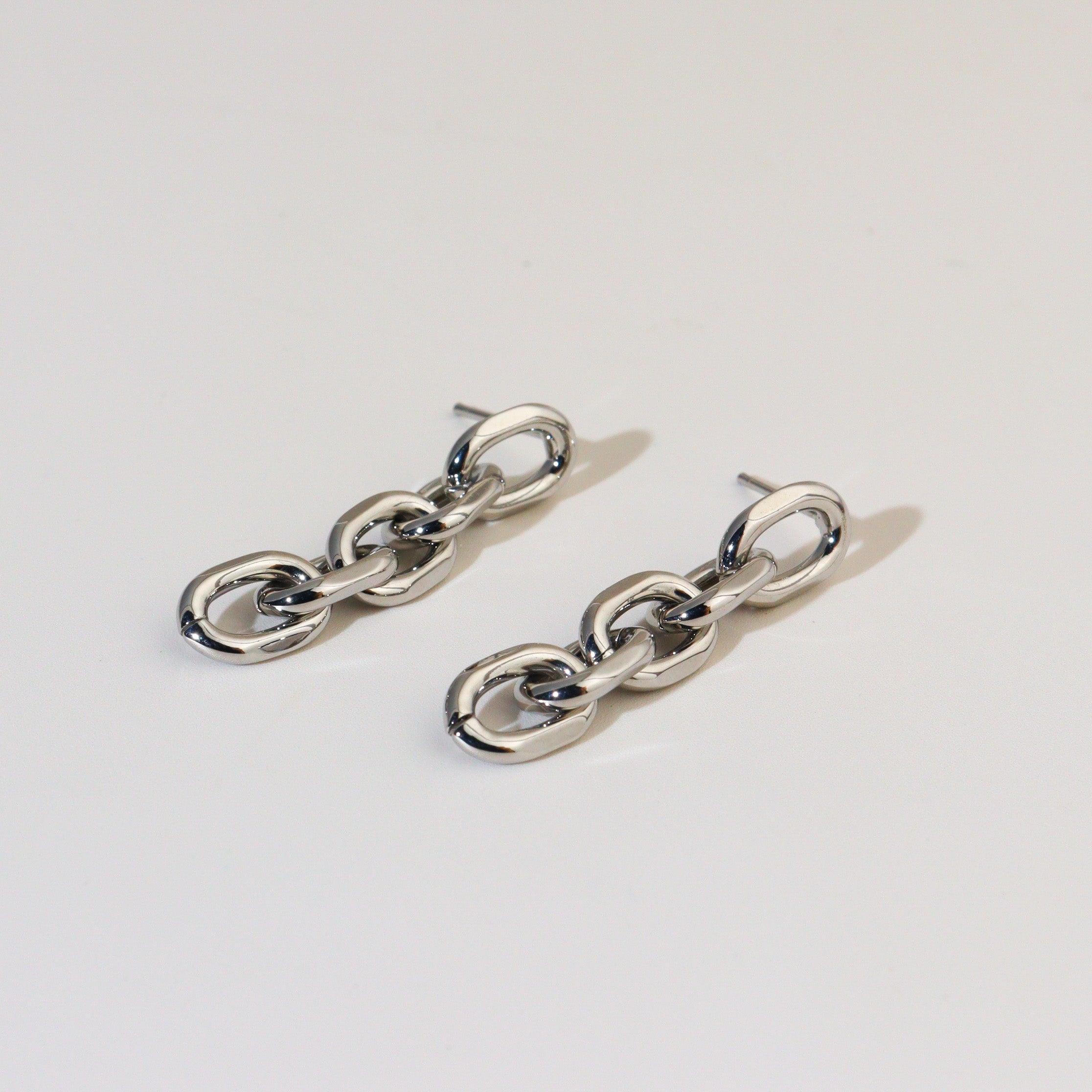 Silver Chain Earrings