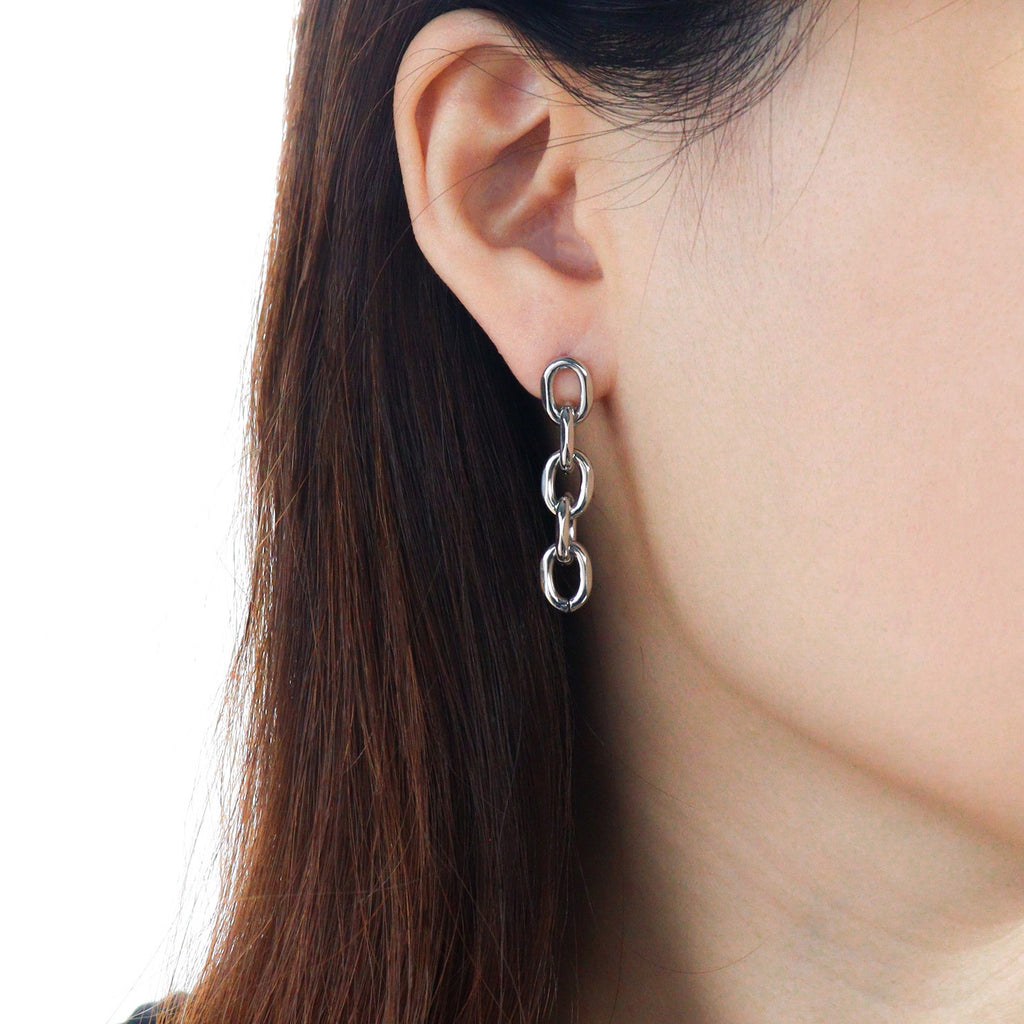 Silver Chain Earrings