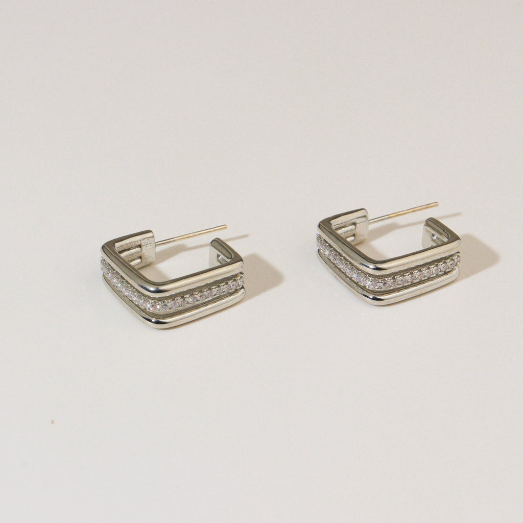 Diamond Edge Earrings