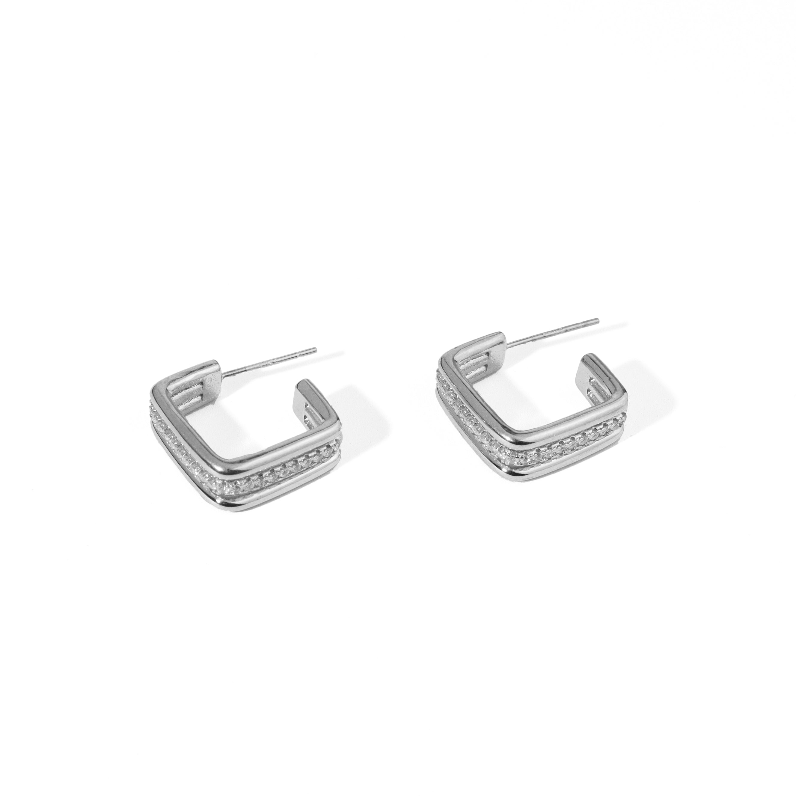 Diamond Edge Earrings