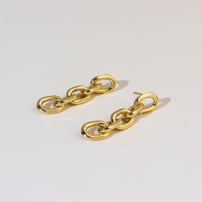 Gold Chain Earrings