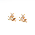 Tri-Star Earrings