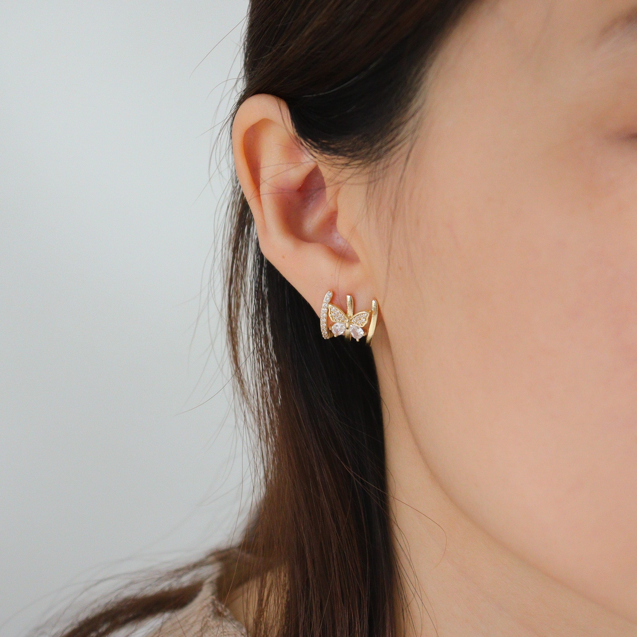 Butterfly Cubic Earrings