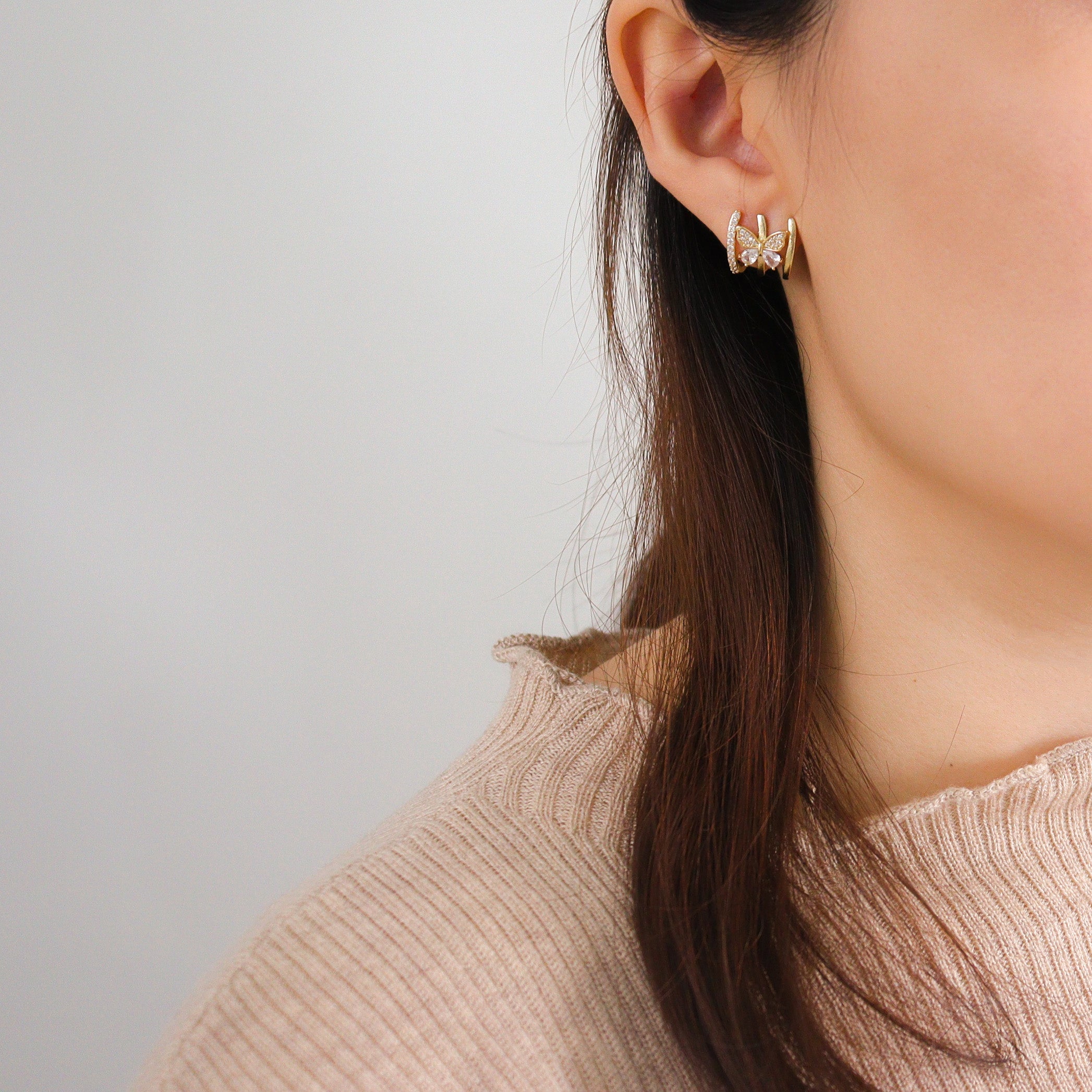 Butterfly Cubic Earrings