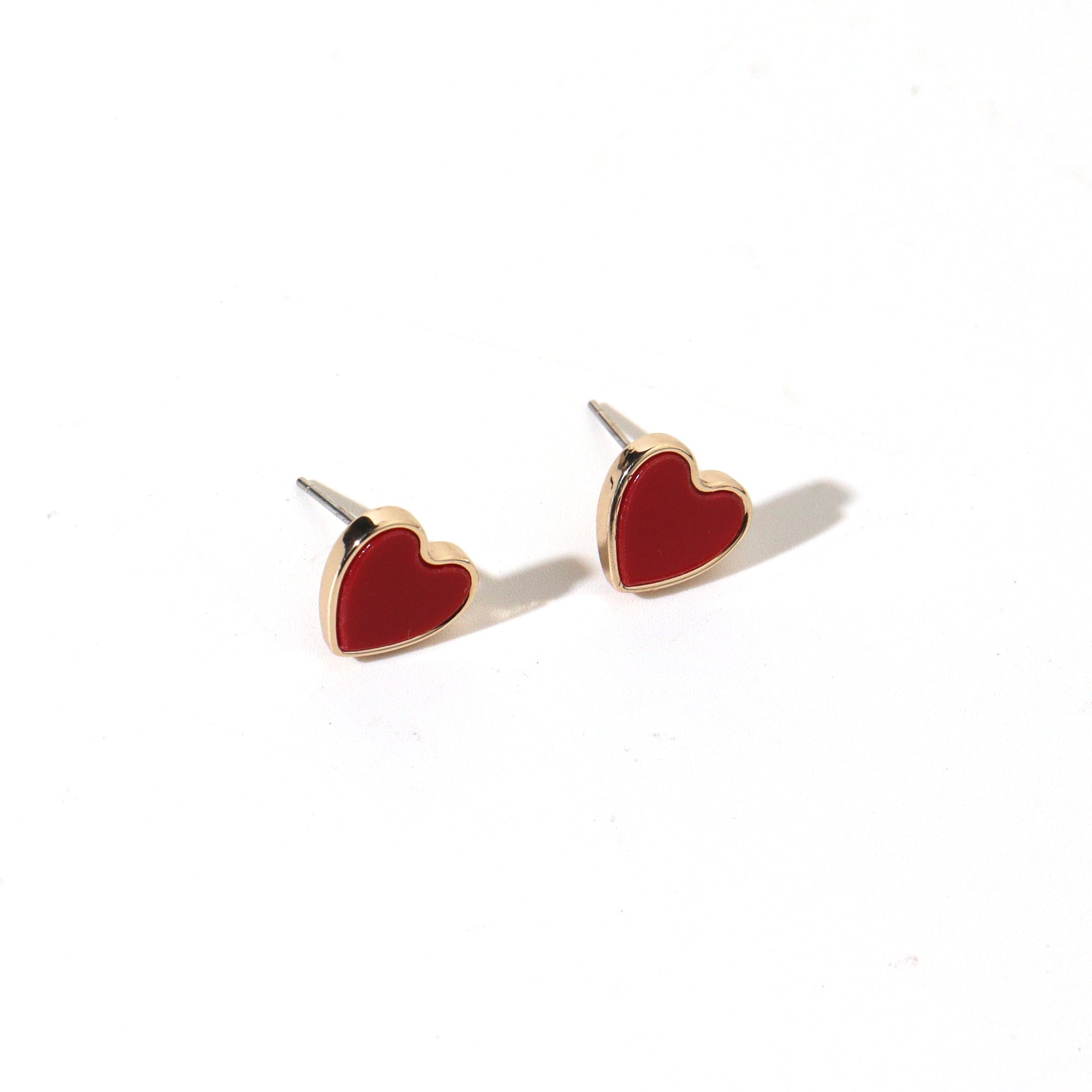 Little Red Stud Earrings