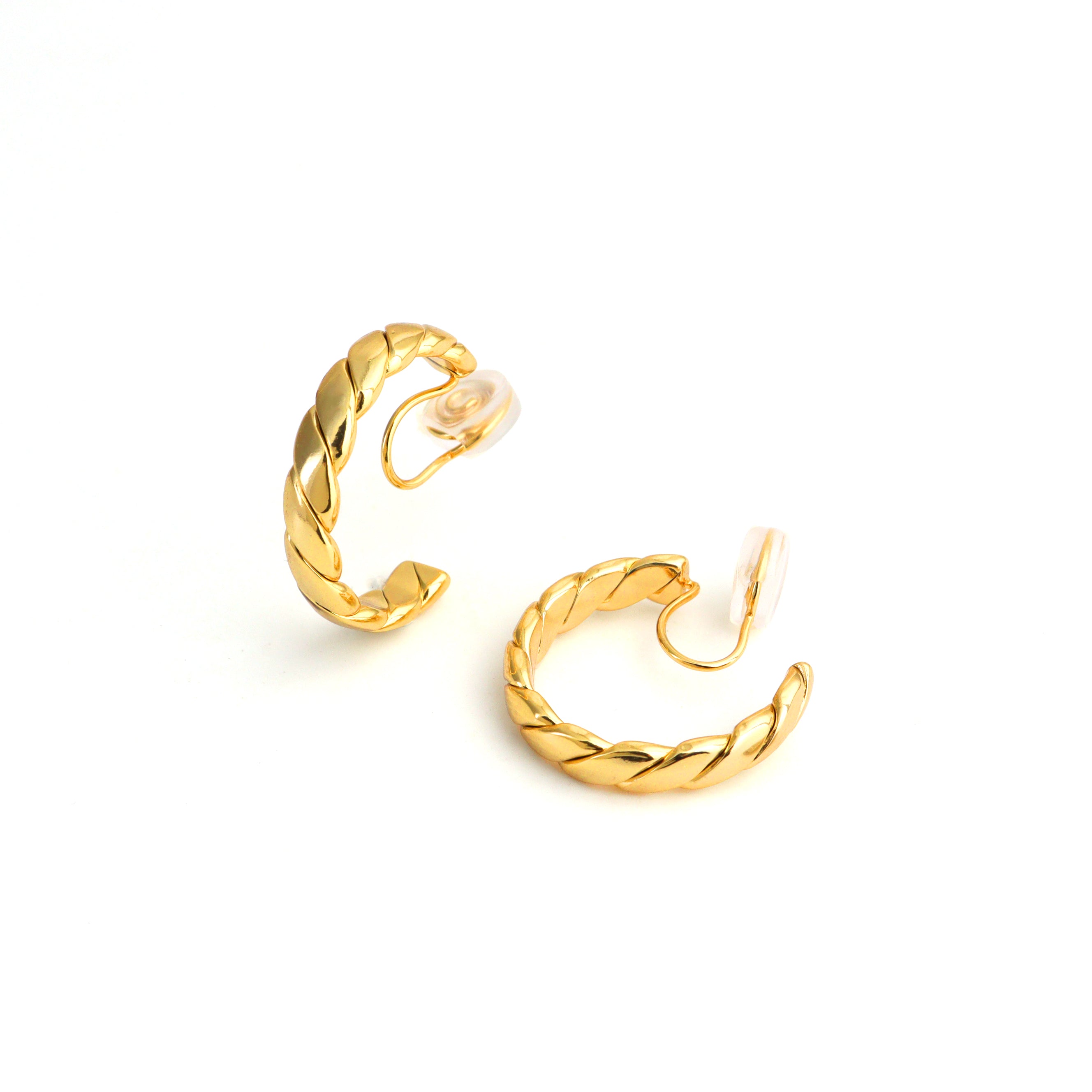 Coco C-Hoop Clip On Earrings