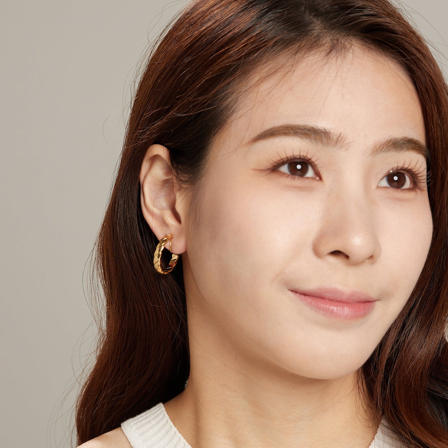 Coco C-Hoop Clip On Earrings