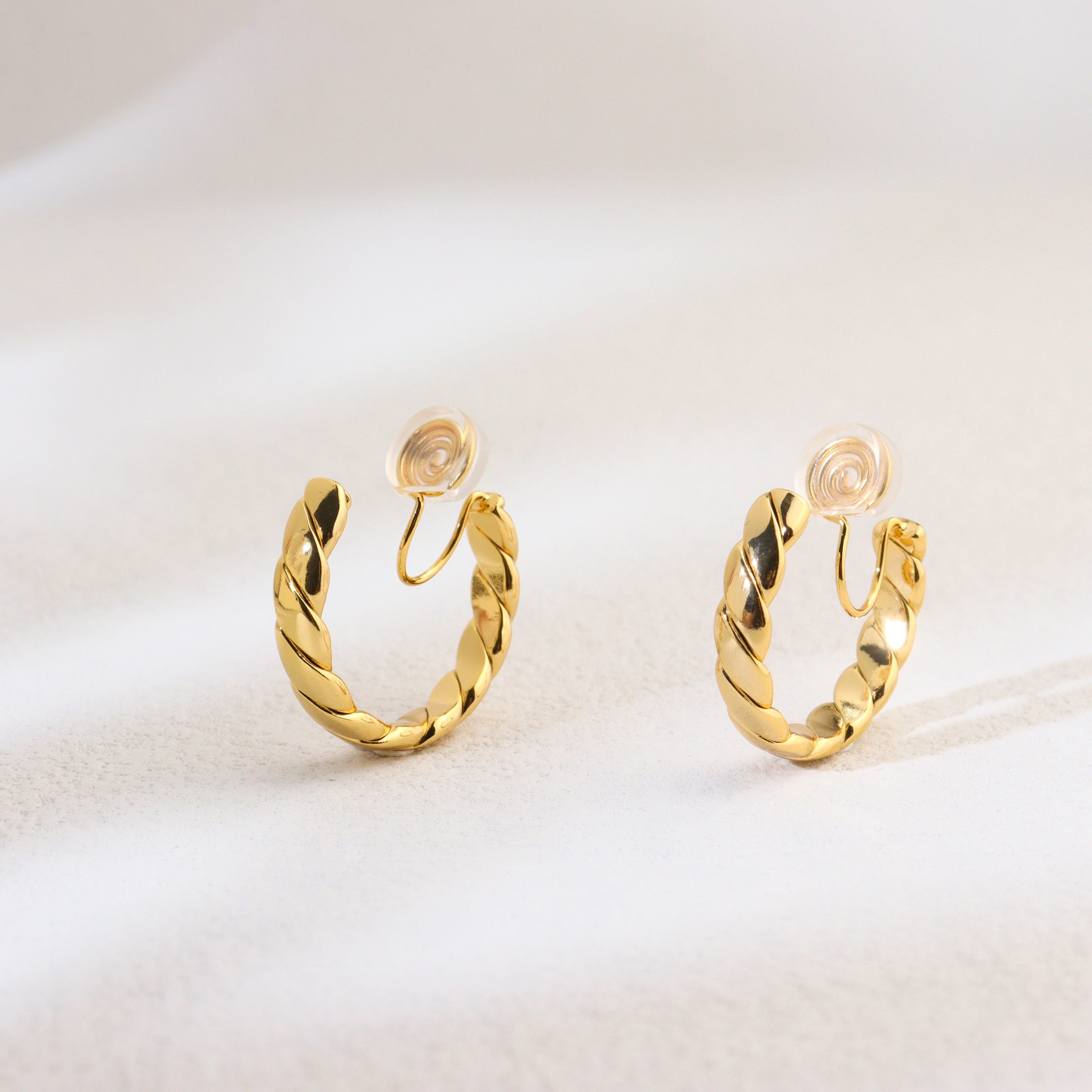 Coco C-Hoop Clip On Earrings