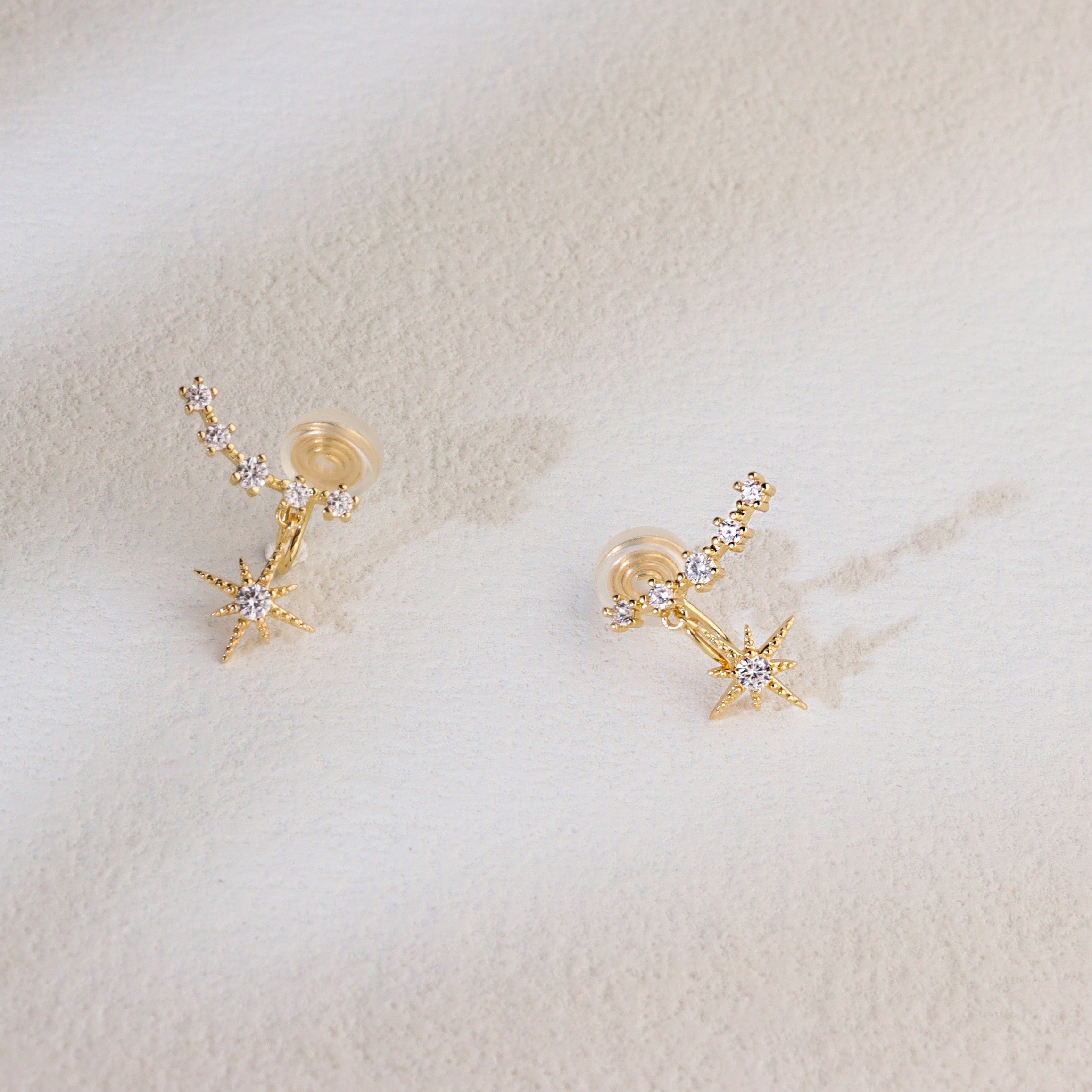 Ursa Minor Clip On Earrings