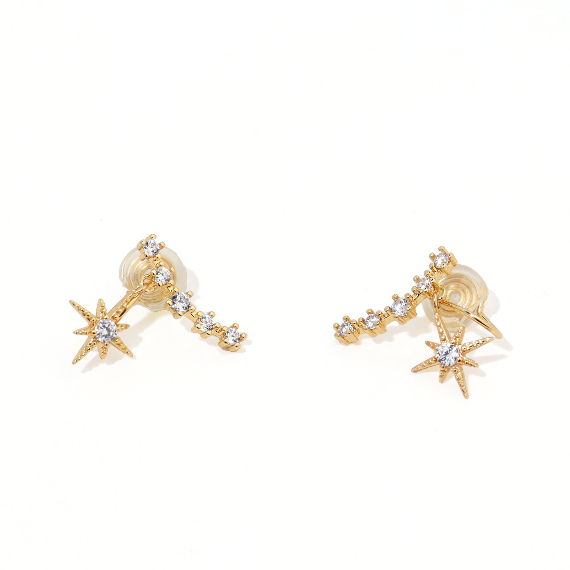 Ursa Minor Clip On Earrings