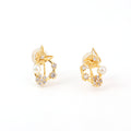 Dancing Butterfly Pearl Clip On Earrings