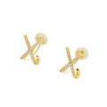 Petite Flash Clip On Earrings